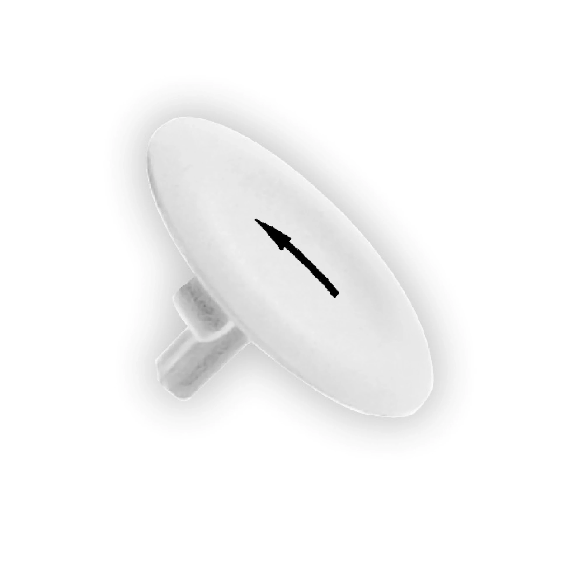 Schneider Electric ZBA334 Push button, white, label arrow, black, for front element round, flat pressure (img_001) Schneider Electric ZBA334 Push button, white, label arrow, black, for front element round, flat pressure (img_001)