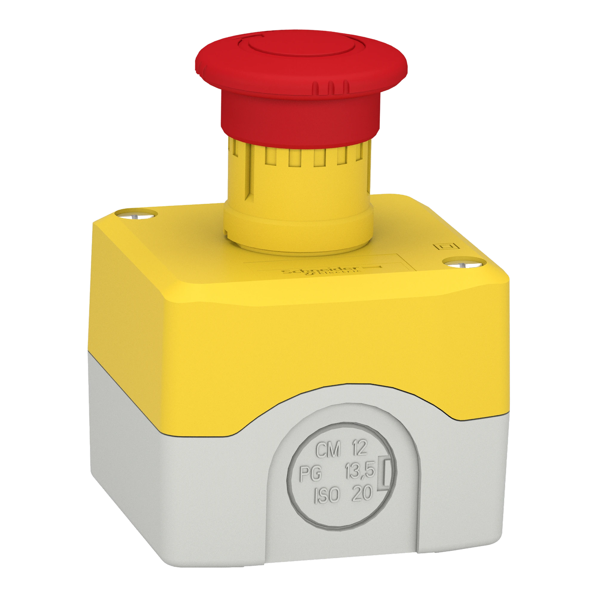 Schneider Electric XALK1786H7 Surface-mounted enclosure, Harmony XALK, plastic, light grey, yellow, 1 emergency stop switch, 1NC, with monitoring contact, UL/CSA (img_006) Schneider Electric XALK1786H7 Surface-mounted enclosure, Harmony XALK, plastic, light grey, yellow, 1 emergency stop switch, 1NC, with monitoring contact, UL/CSA (img_006)