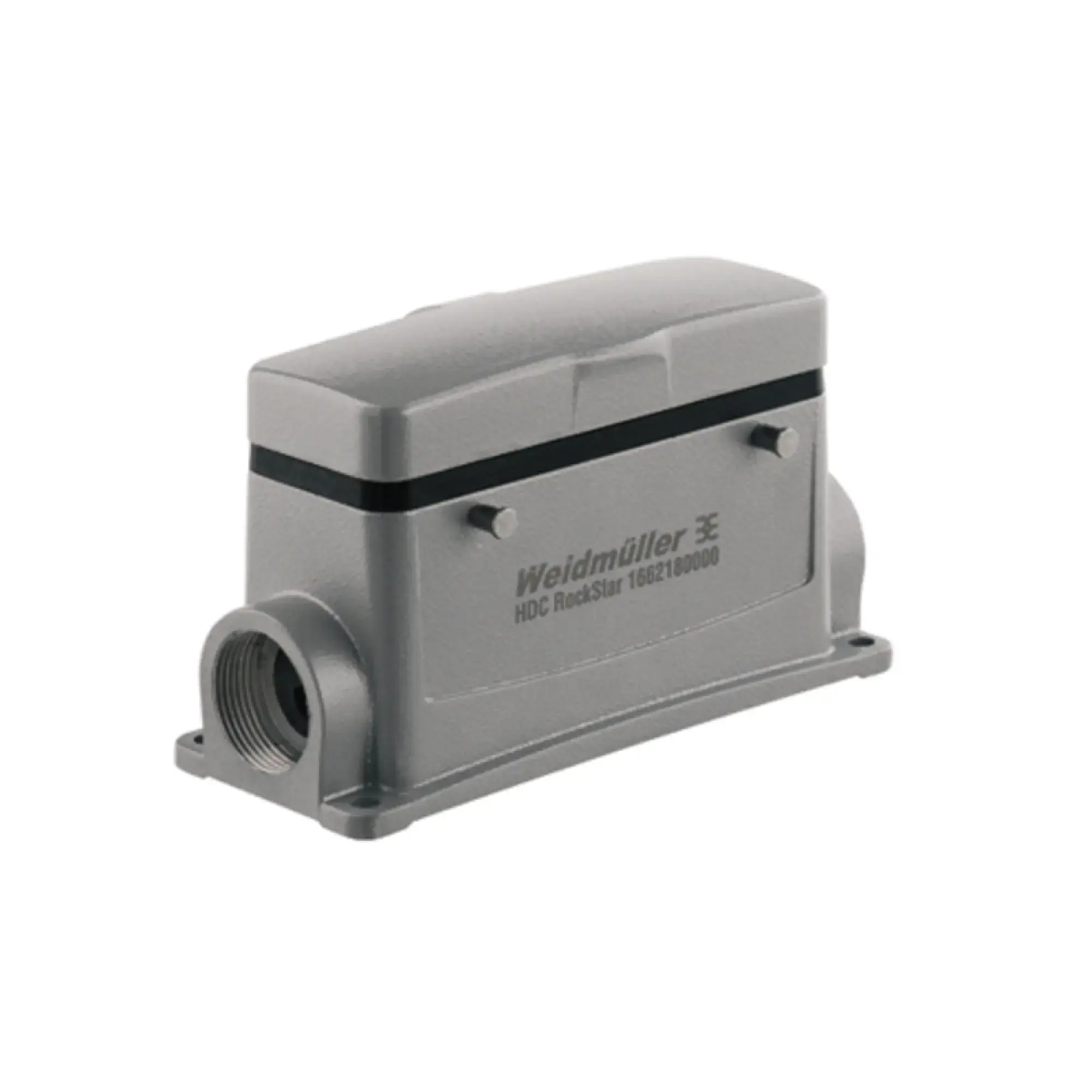 Weidmüller 1662180000 Housing (industry plug-in connectors), Base housing, Side-locking clamp on upper side, Size: 8, IP65 (in plugged condition) (img_001)