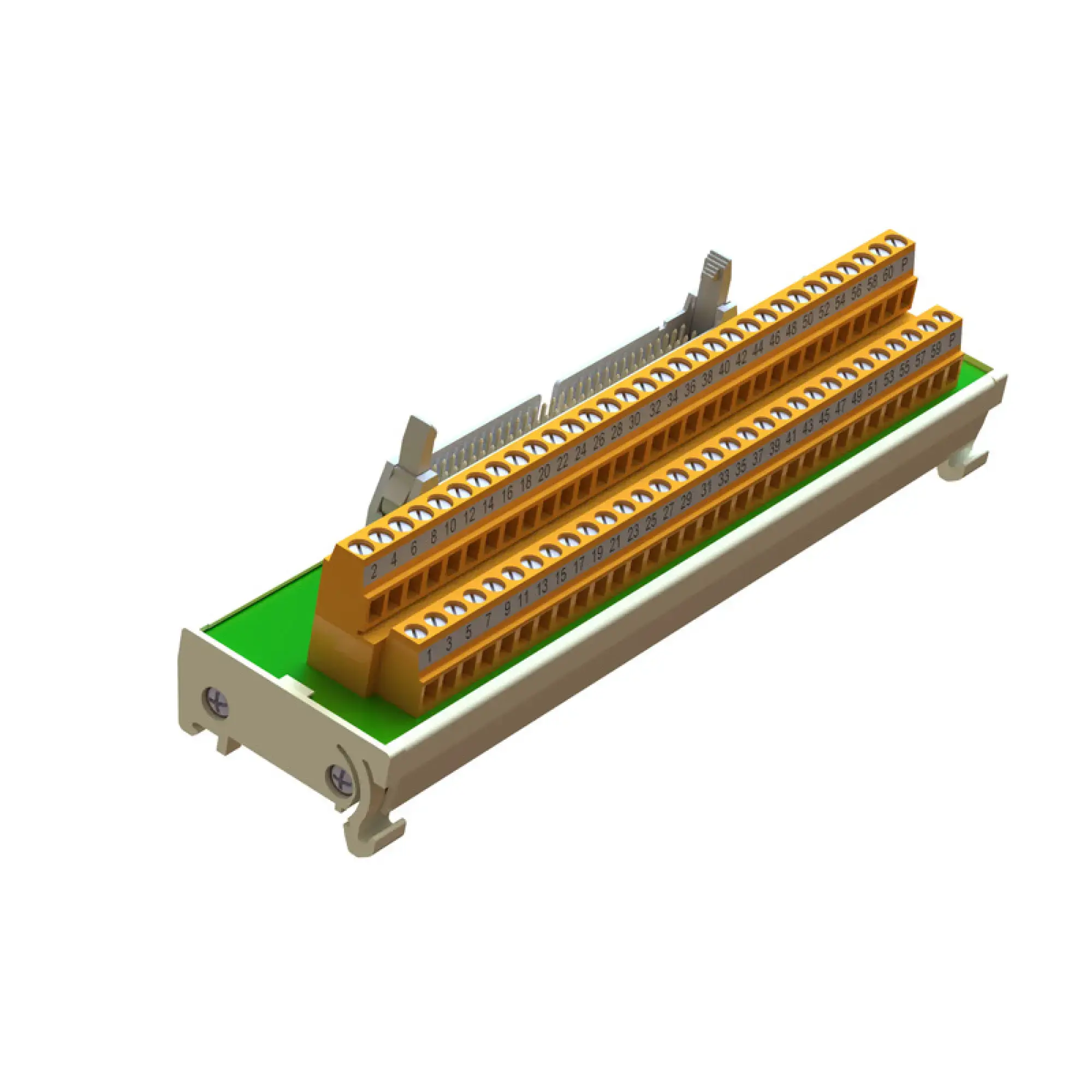 Weidmüller 8259000000 Interface module with terminal, connector, Plug-in connector in acc. with IEC60603-13 / DIN41651, 60-pole, LPK 2H 5.08mm, Screw connection (img_001)