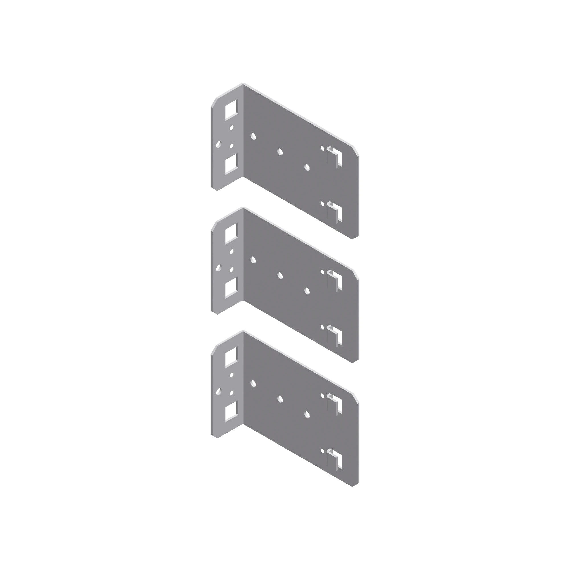 Schneider Electric NSYRCDFIX Spacial SF bracket for cable ducts on 19" frame, steel, galvanized, 150mm (img_001)