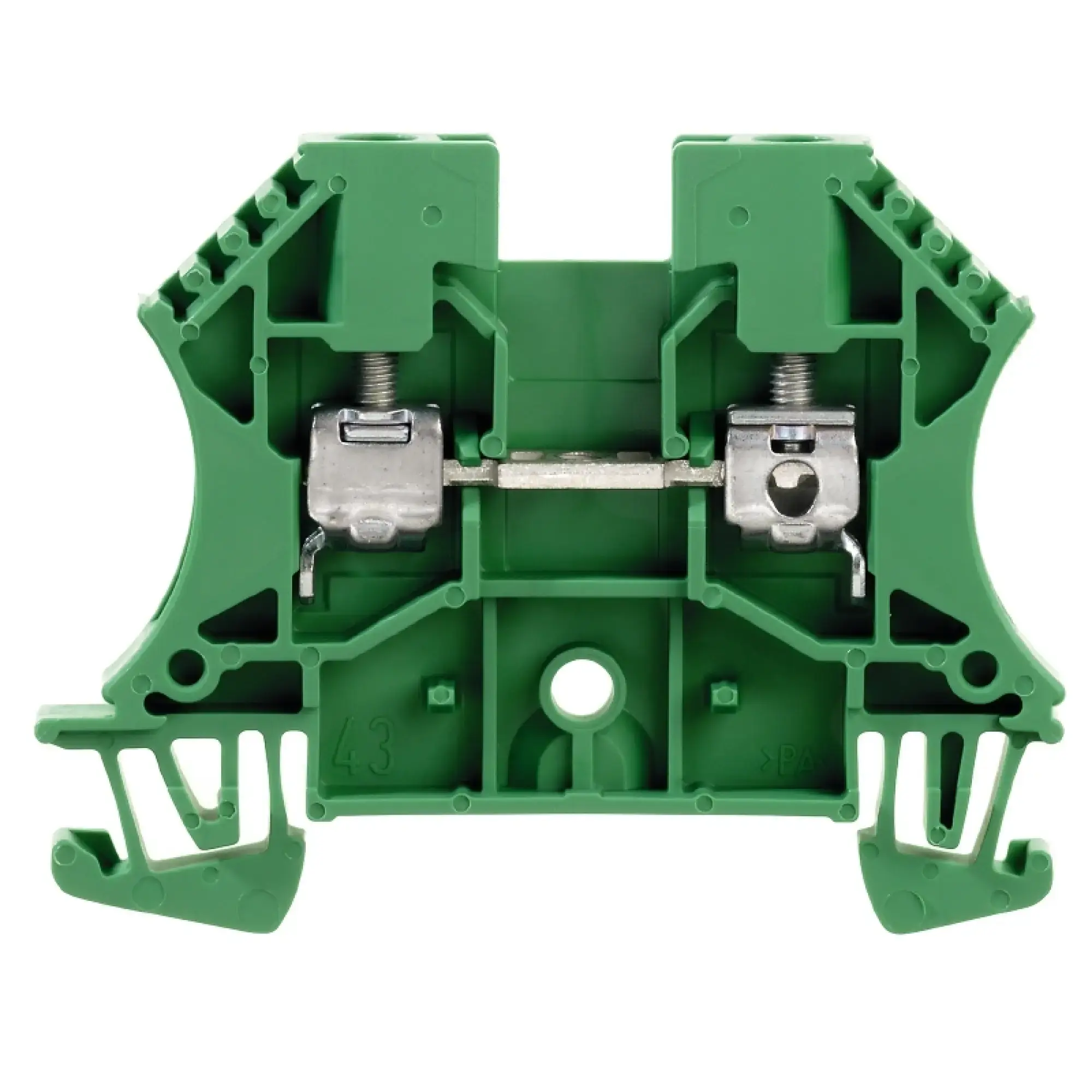 Weidmüller 1020160000 Feed-through terminal block, Screw connection, green, 4 mm², 32 A, 800 V, Number of connections: 2 (img_001) Weidmüller 1020160000 Feed-through terminal block, Screw connection, green, 4 mm², 32 A, 800 V, Number of connections: 2 (img_001)