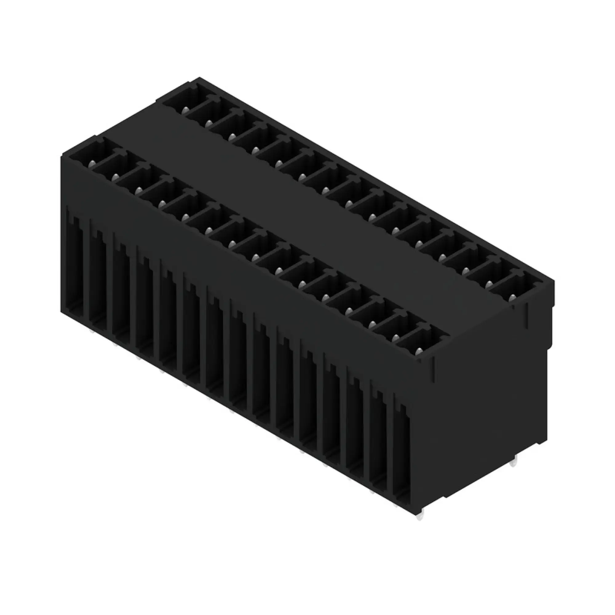 Weidmüller 1031090000 PCB connector (board connection), 160 V, 17.5 A, Pitch in mm: 3.81, Number of poles: 30, THT/THR solder connection, Box (img_001)