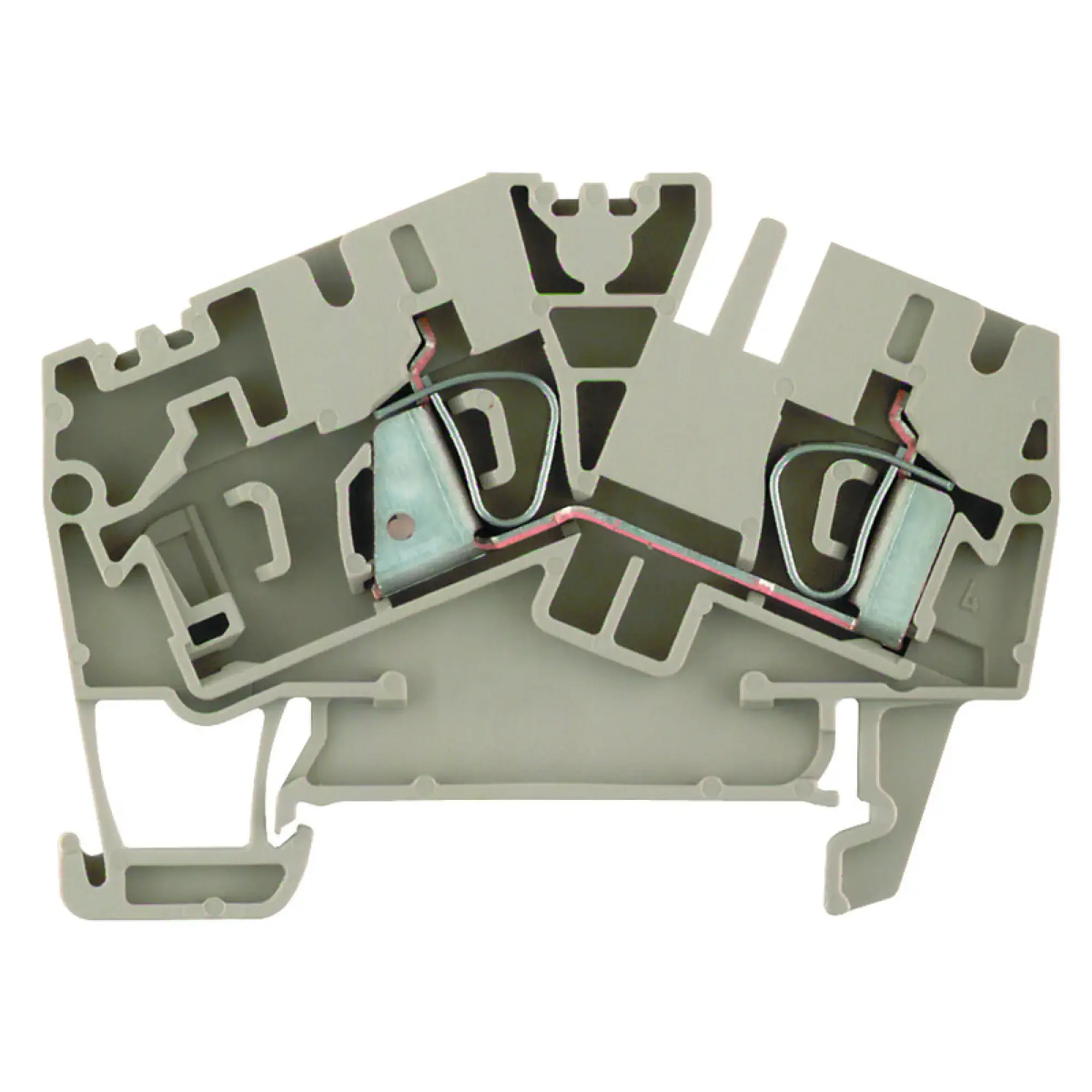 Weidmüller 1770370000 Feed-through terminal block, Tension-clamp connection, dark beige, 4 mm², 32 A, 800 V, Number of connections: 2 (img_001)