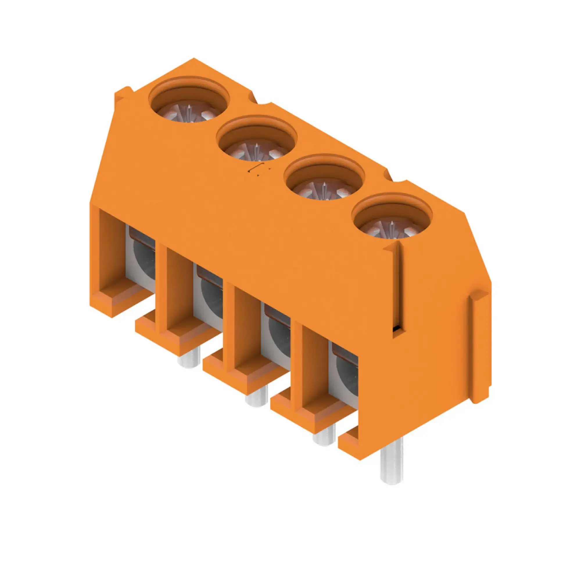 Weidmüller 1912340000 PCB terminal, 160 V, 17.5 A, Pitch in mm: 3.50, 1.5 mm², Number of poles: 4, Pressure clamp connection, THT solder connection, 90°, Box (img_001) Weidmüller 1912340000 PCB terminal, 160 V, 17.5 A, Pitch in mm: 3.50, 1.5 mm², Number of poles: 4, Pressure clamp connection, THT solder connection, 90°, Box (img_001)