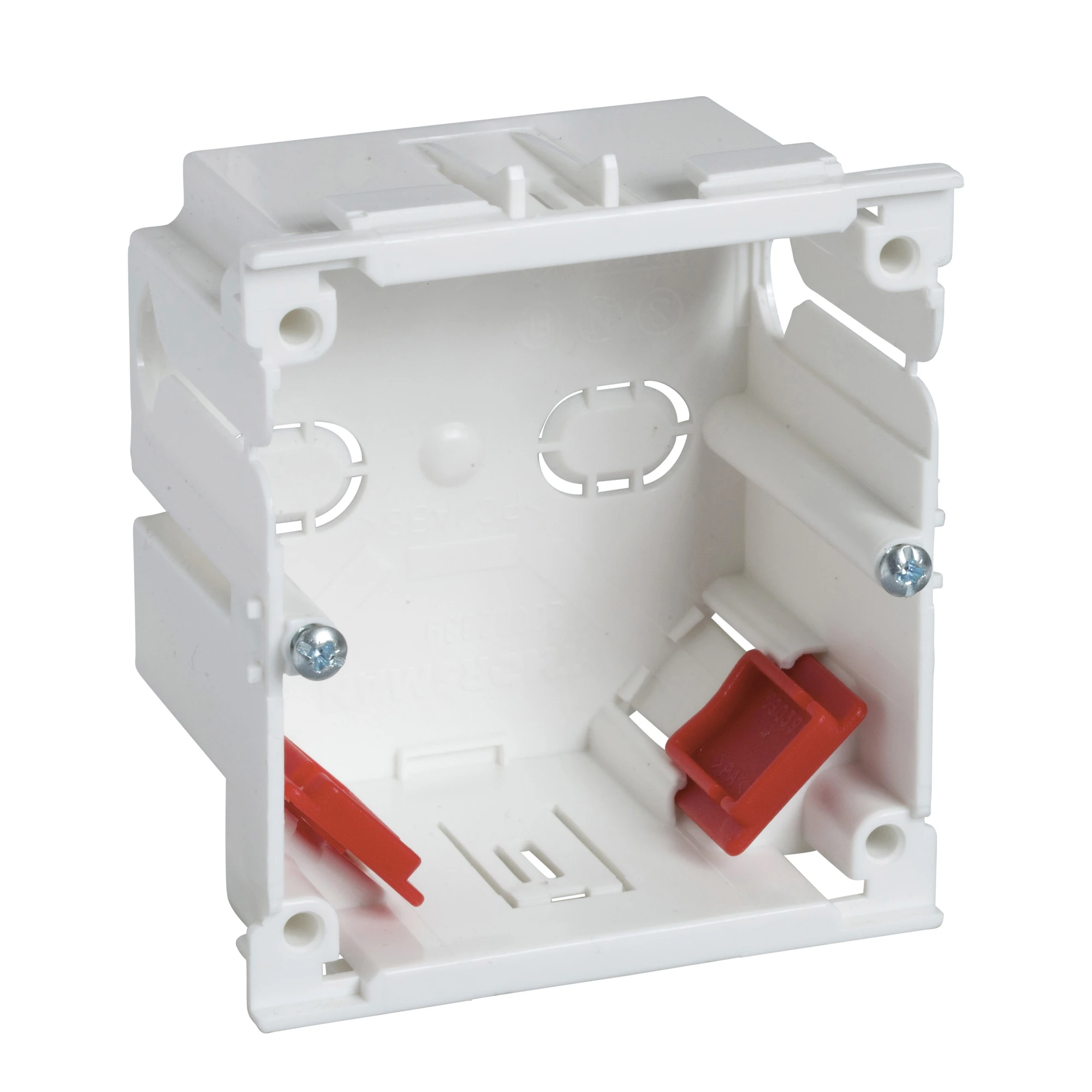 Schneider Electric 5586150 Single device mounting box incl. 2 strain reliefs c/c60mm, F80 front opening MOQ=10 MIB-A1 (img_001) Schneider Electric 5586150 Single device mounting box incl. 2 strain reliefs c/c60mm, F80 front opening MOQ=10 MIB-A1 (img_001)