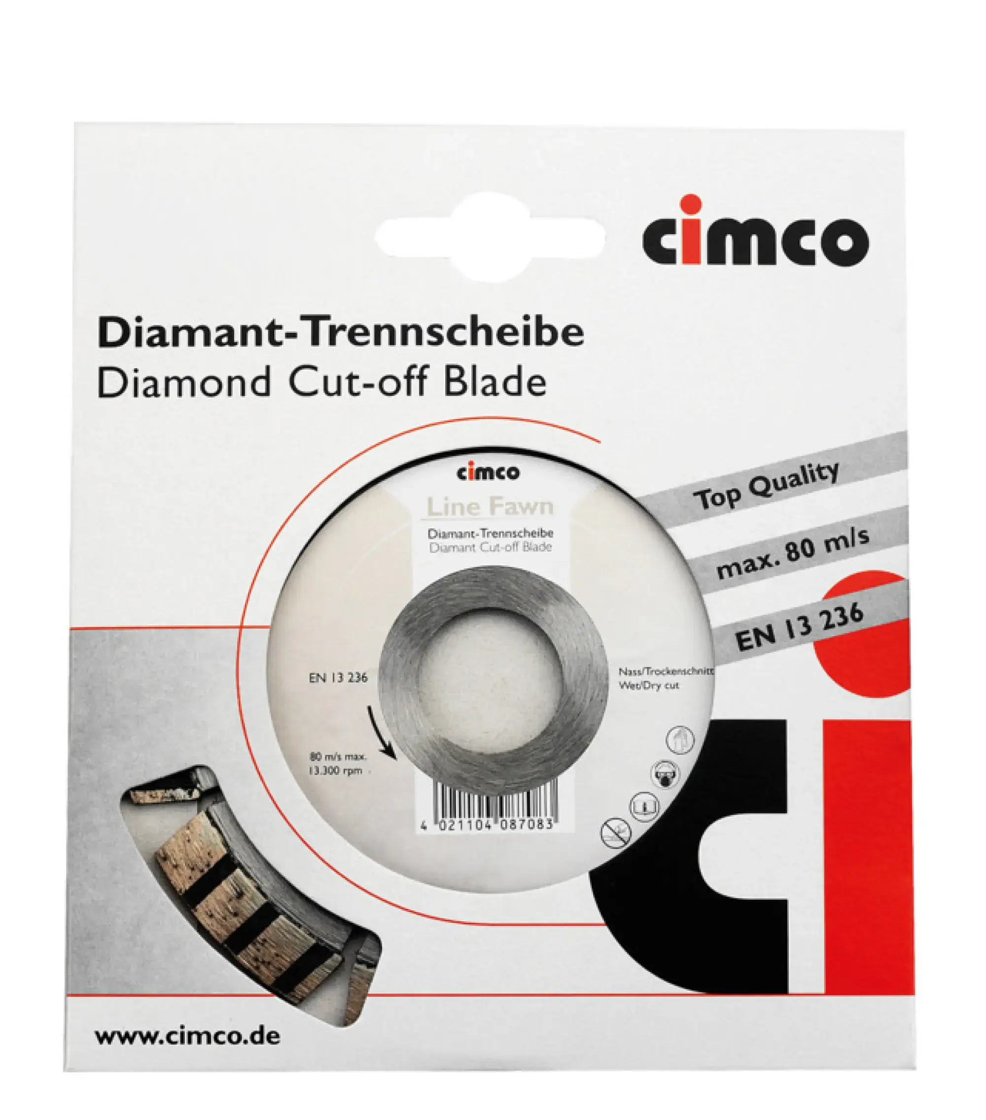 Cimco 208716 DIAMOND cutting discs LINE BEIGE, 230 mm ⌀ (img_001)