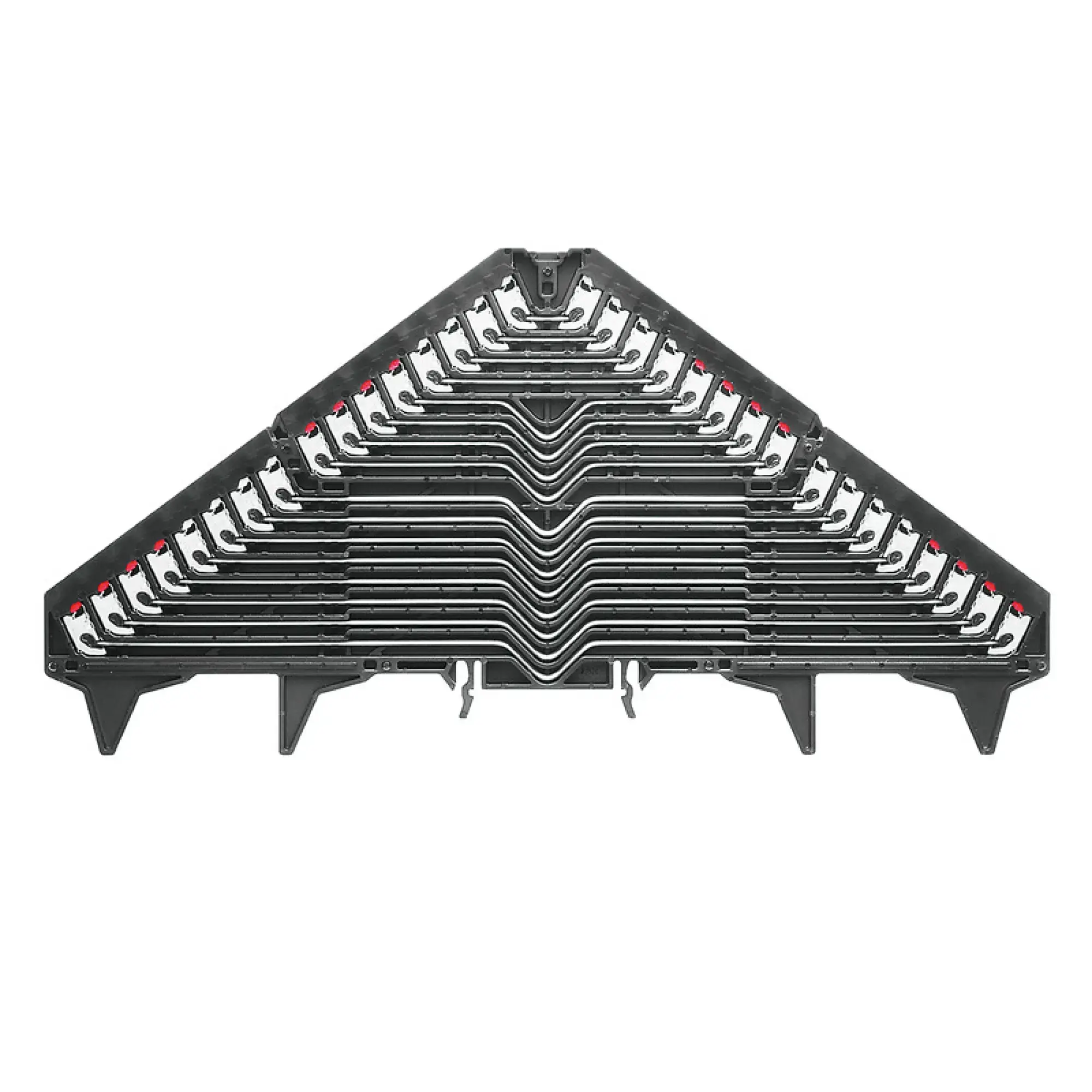 Weidmüller 1173650000 Patch distributor terminal, PUSH IN, black, 1.5 mm², 6 A, 250 V, Number of connections: 64, Number of levels: 16, TS 35 x 15, V-0, Polycarbonate (img_001) Weidmüller 1173650000 Patch distributor terminal, PUSH IN, black, 1.5 mm², 6 A, 250 V, Number of connections: 64, Number of levels: 16, TS 35 x 15, V-0, Polycarbonate (img_001)