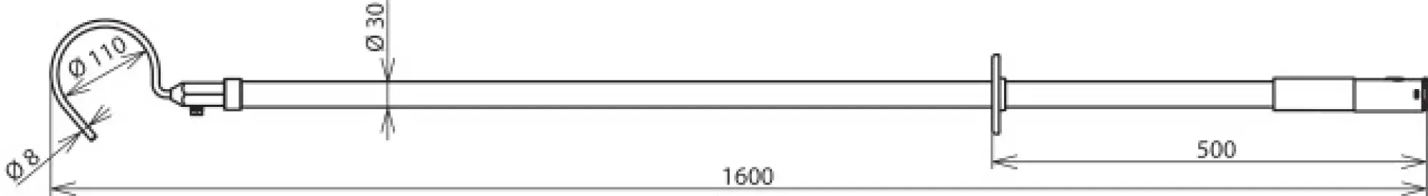 Dehn 758095 Discharge device w. ring hook L 1600mm w. plug-in coupling (img_004)