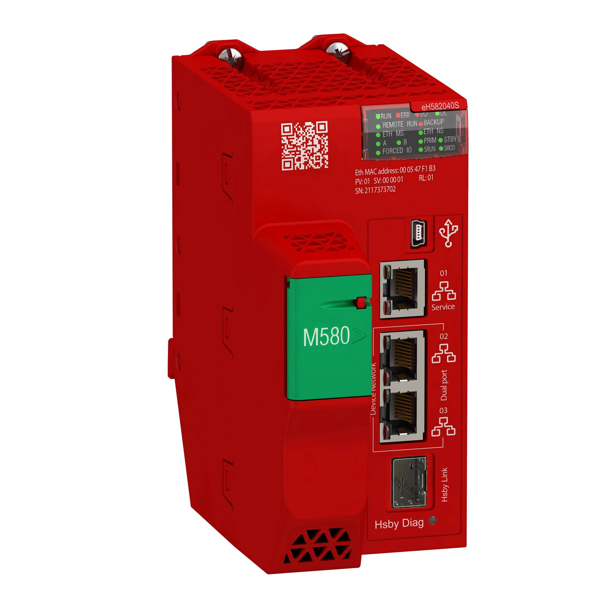 Schneider Electric BMEH582040S Modicon M580S HSBY-Safety CPU Module, 2040 Level 2 DIO + RIO, 8 MB, 61 Eth devices, 8 Remote I/O Racks (img_001) Schneider Electric BMEH582040S Modicon M580S HSBY-Safety CPU Module, 2040 Level 2 DIO + RIO, 8 MB, 61 Eth devices, 8 Remote I/O Racks (img_001)