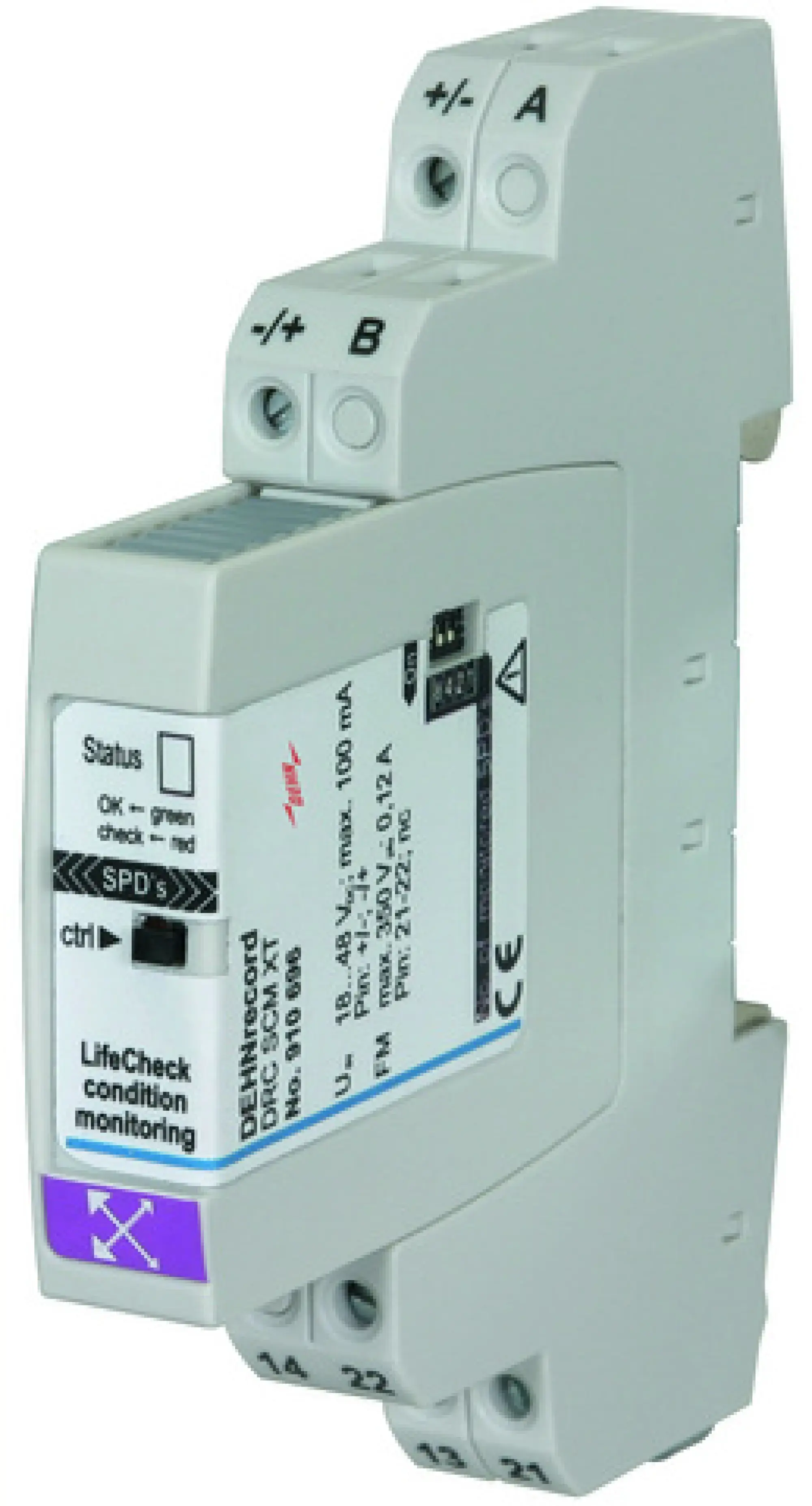 Dehn 910696 DEHNrecord condition monitoring unit for monitoring BXT with LifeCheck (img_001)