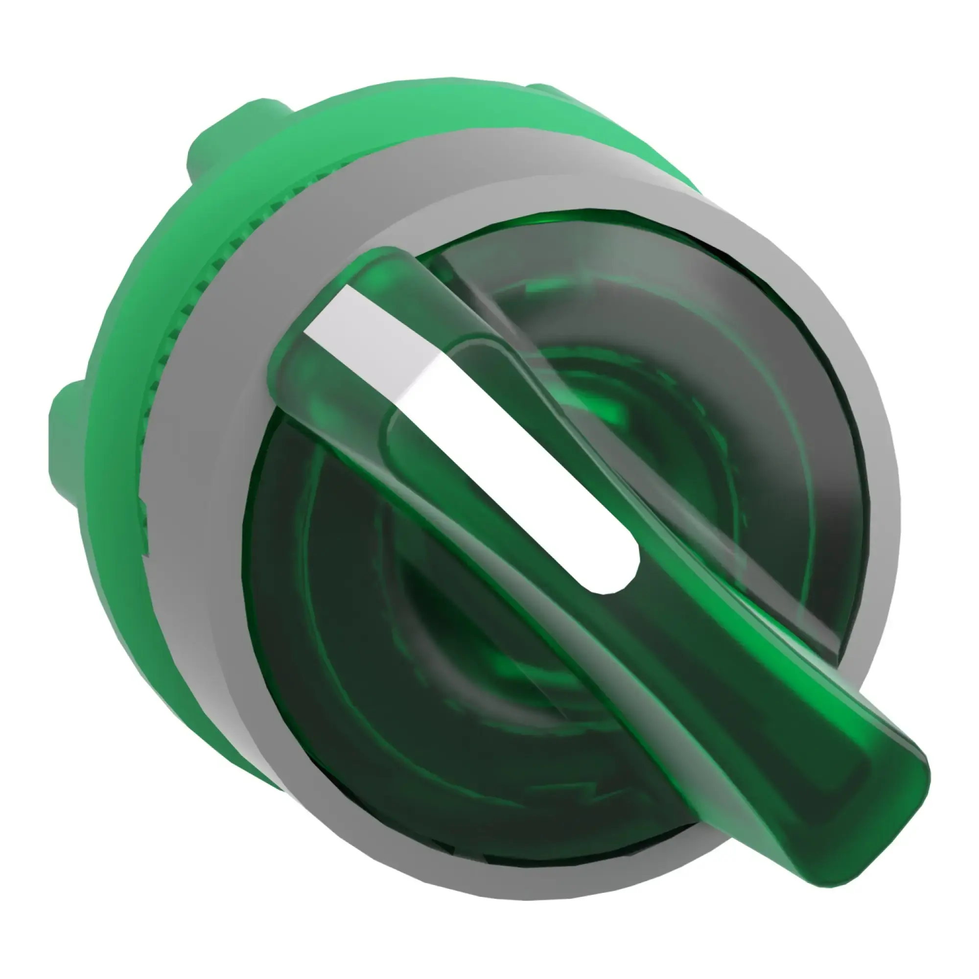 Schneider Electric ZB5AK1233C0 Illuminated selector switch, front element, Harmony XB5, plastic, 22mm green, for universal LEDs, 2 positions, latching (img_009)
