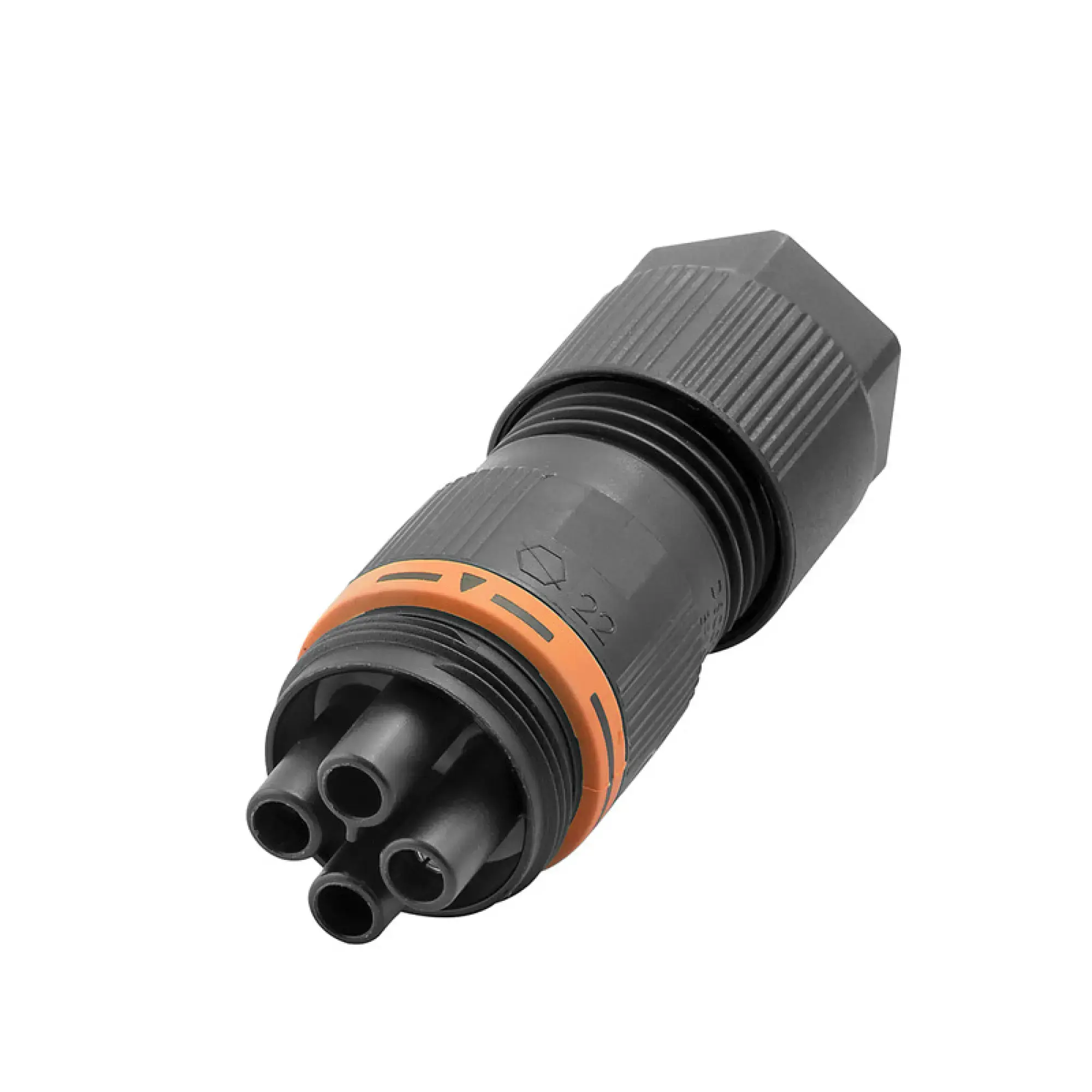 Weidmüller 2903200000 Round plug (field customisable), none, Screw connection, Number of poles: 2, IP68, Shield connection: No (img_001)