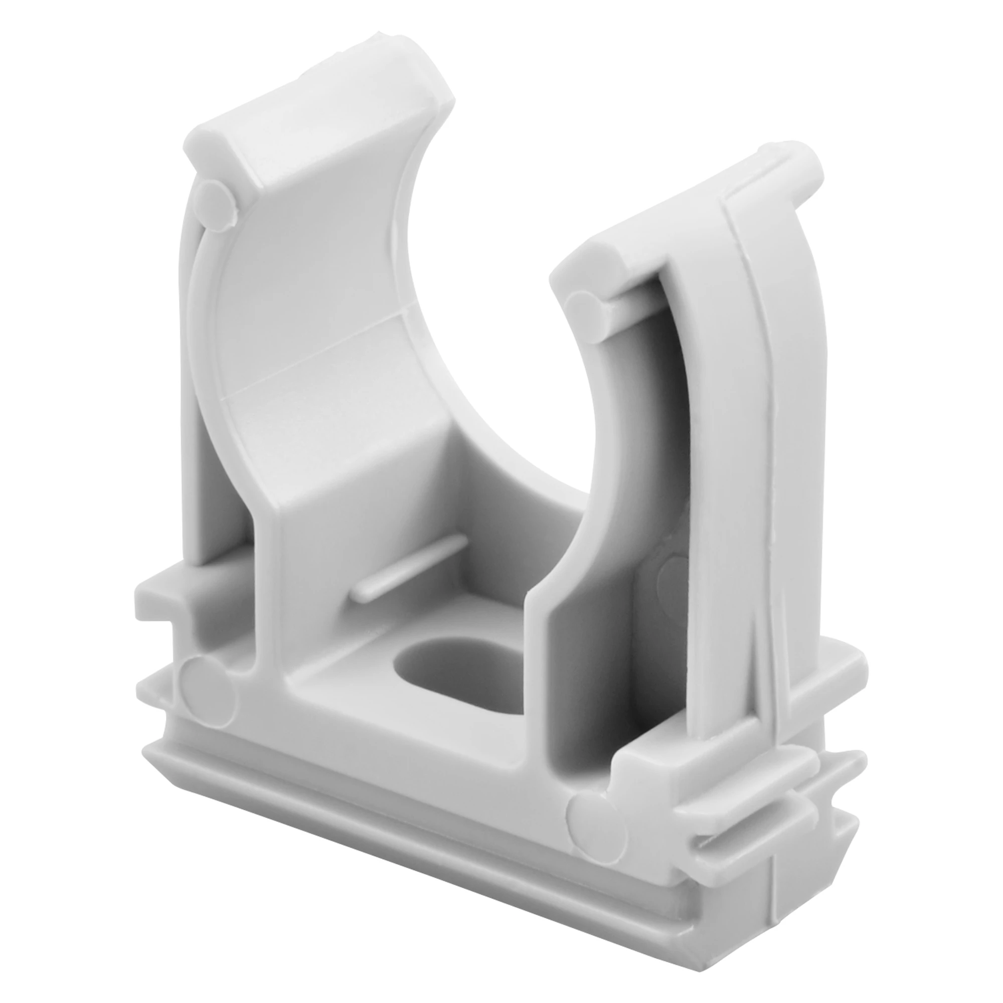GEWISS GW50628 Clip-Schelle fuer Rohre d=40 RAL7035 (img_001)