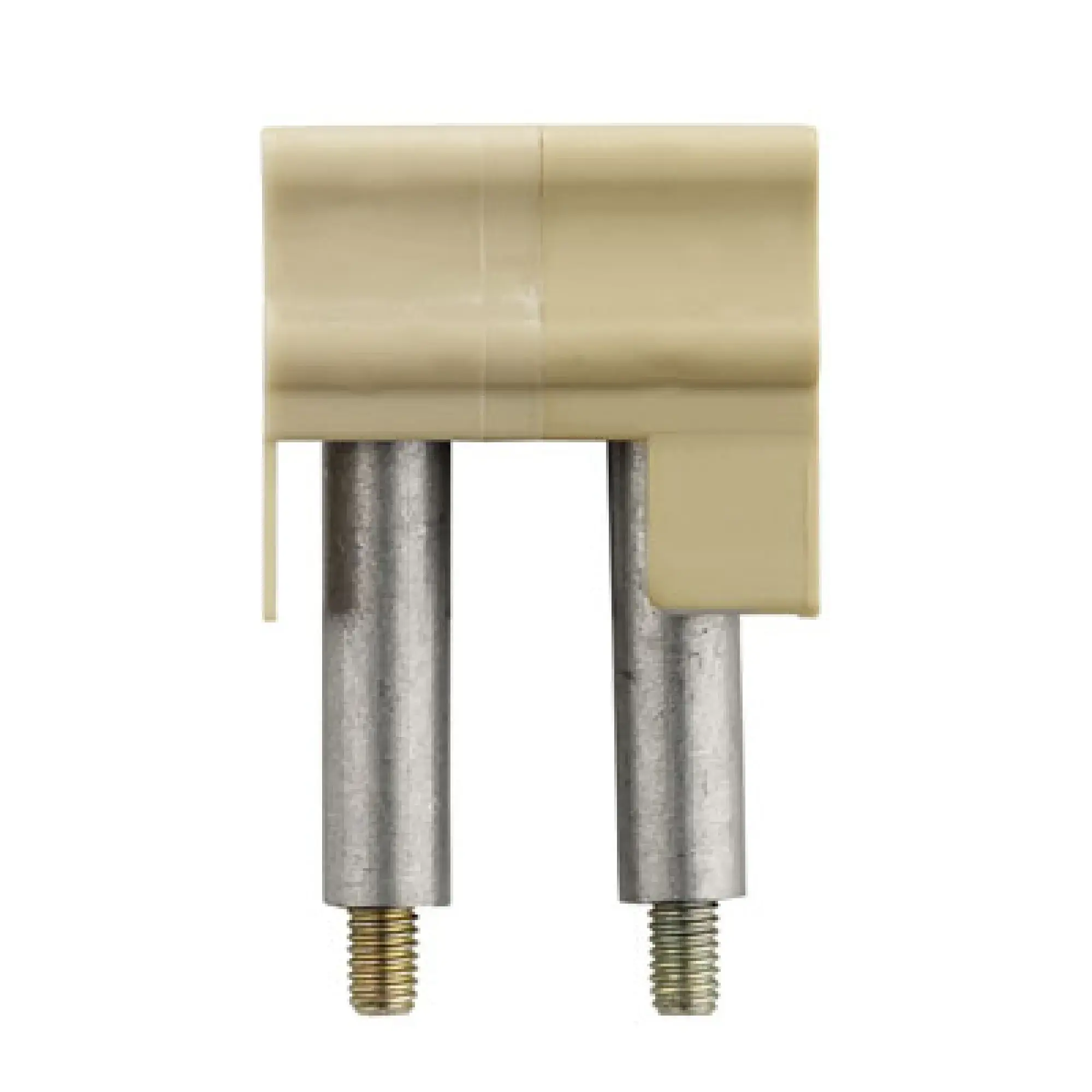 Weidmüller 1073400000 Cross-connector (terminal), when screwed in, yellow, 76 A, Number of poles: 2, Pitch in mm: 11.90, Insulated: Yes, Width: 13 mm (img_001)
