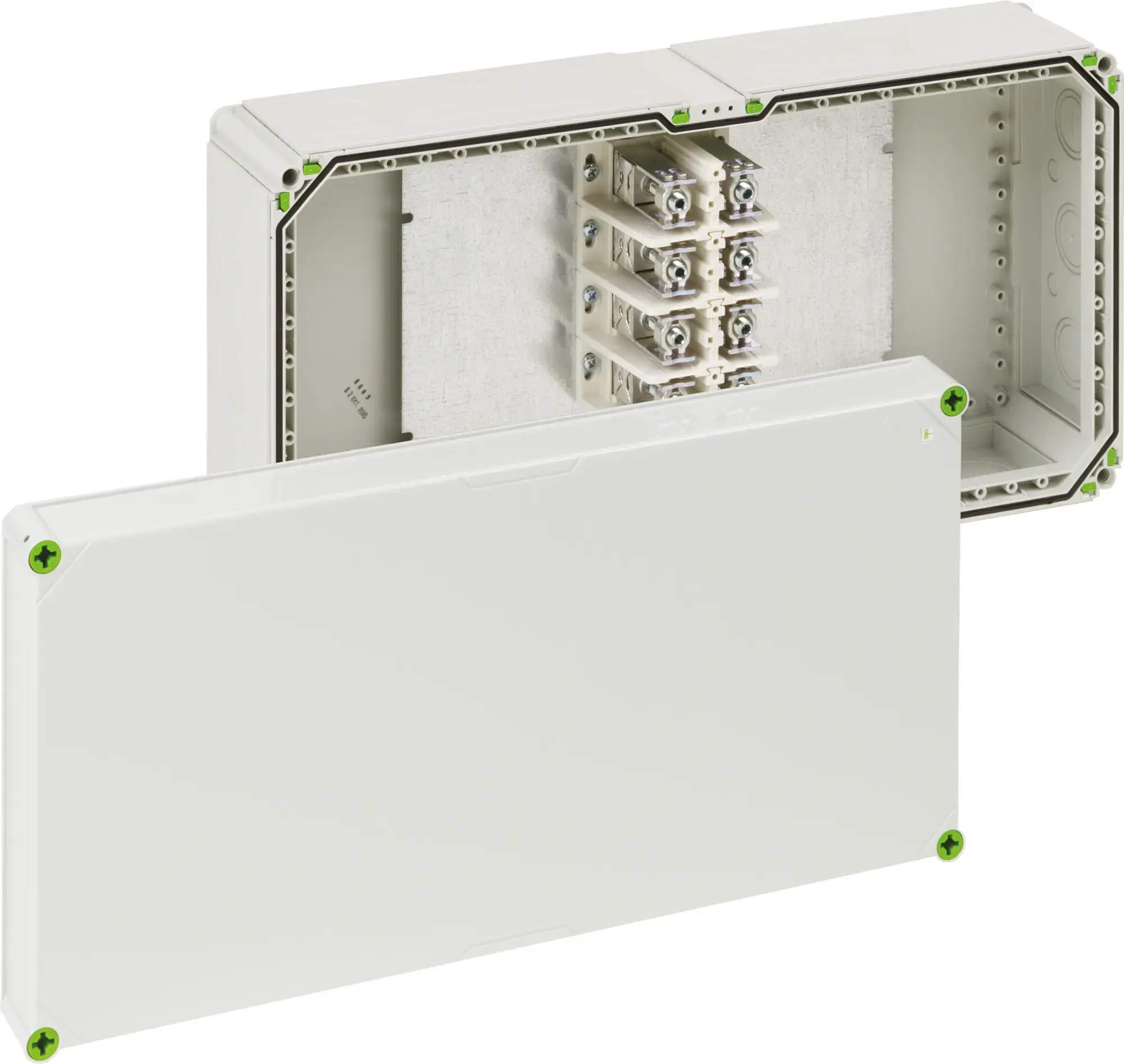 Spelsberg 49049401 Junction box, Type of protection IP65, Max. conductor cross section 240², Impact strength IK08, Protection class II, Ui 690V AC, Halogen free (img_001) Spelsberg 49049401 Junction box, Type of protection IP65, Max. conductor cross section 240², Impact strength IK08, Protection class II, Ui 690V AC, Halogen free (img_001)