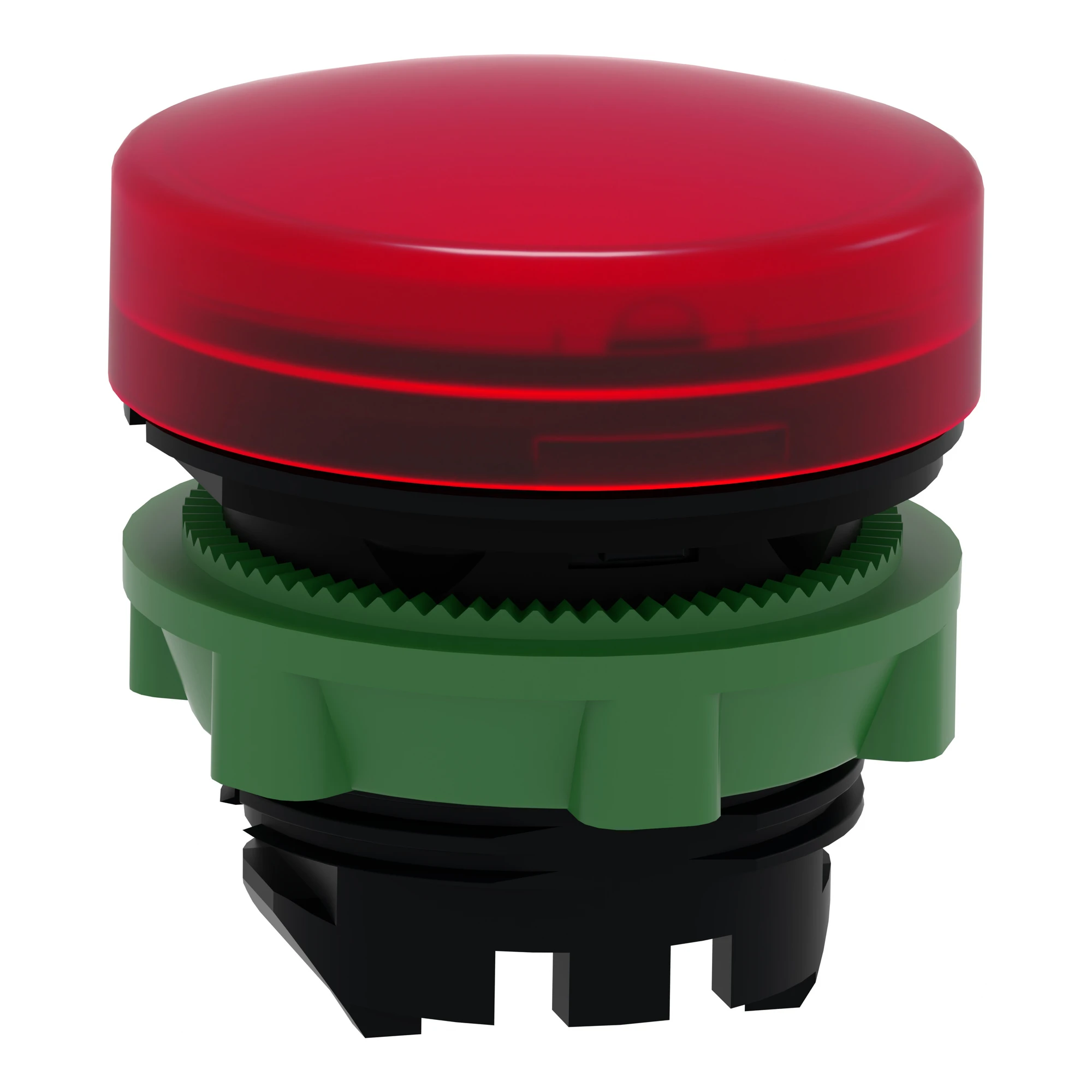 Schneider Electric ZB5AV043 Signal lamp, front element, Harmony XB5, plastic, 22mm, red, for universal LED, smooth dome (img_005)