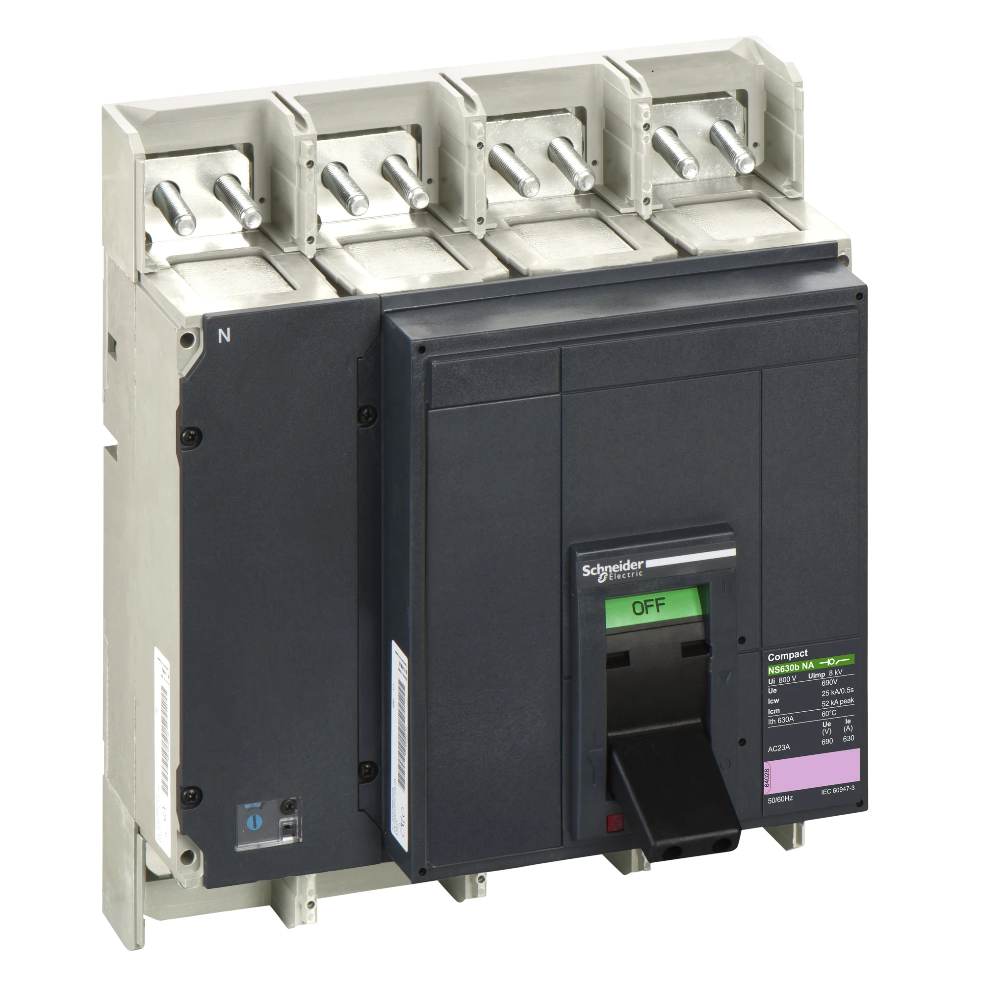 Schneider Electric 33453 Compact disconnector ComPact NS800 NA, 4P, 800A/690V AC, electrical control (img_001) Schneider Electric 33453 Compact disconnector ComPact NS800 NA, 4P, 800A/690V AC, electrical control (img_001)