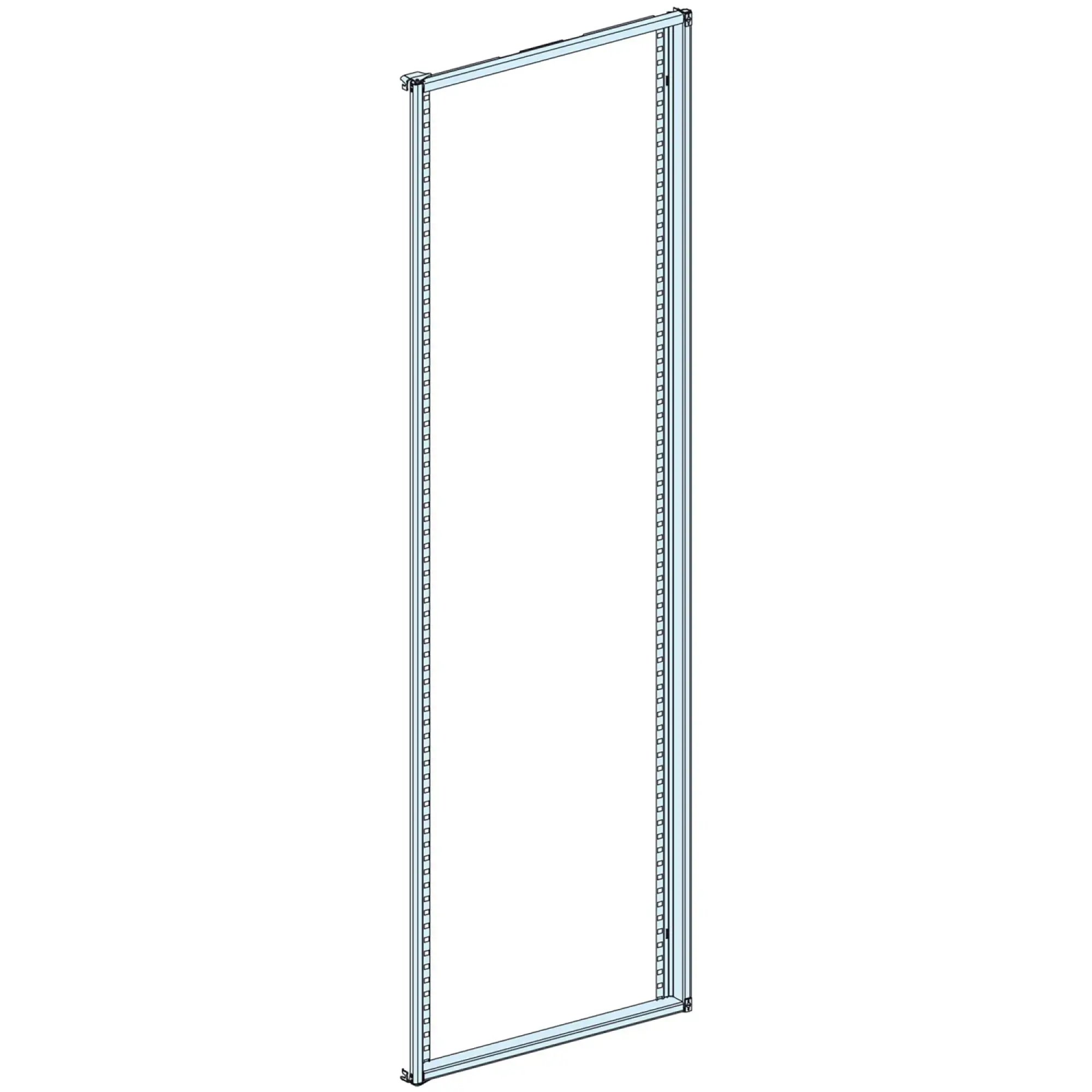 Schneider Electric LVS08566 PrismaSeT-P, Front plate carrier, swiveling, for basic frame,width=650mm (img_002)
