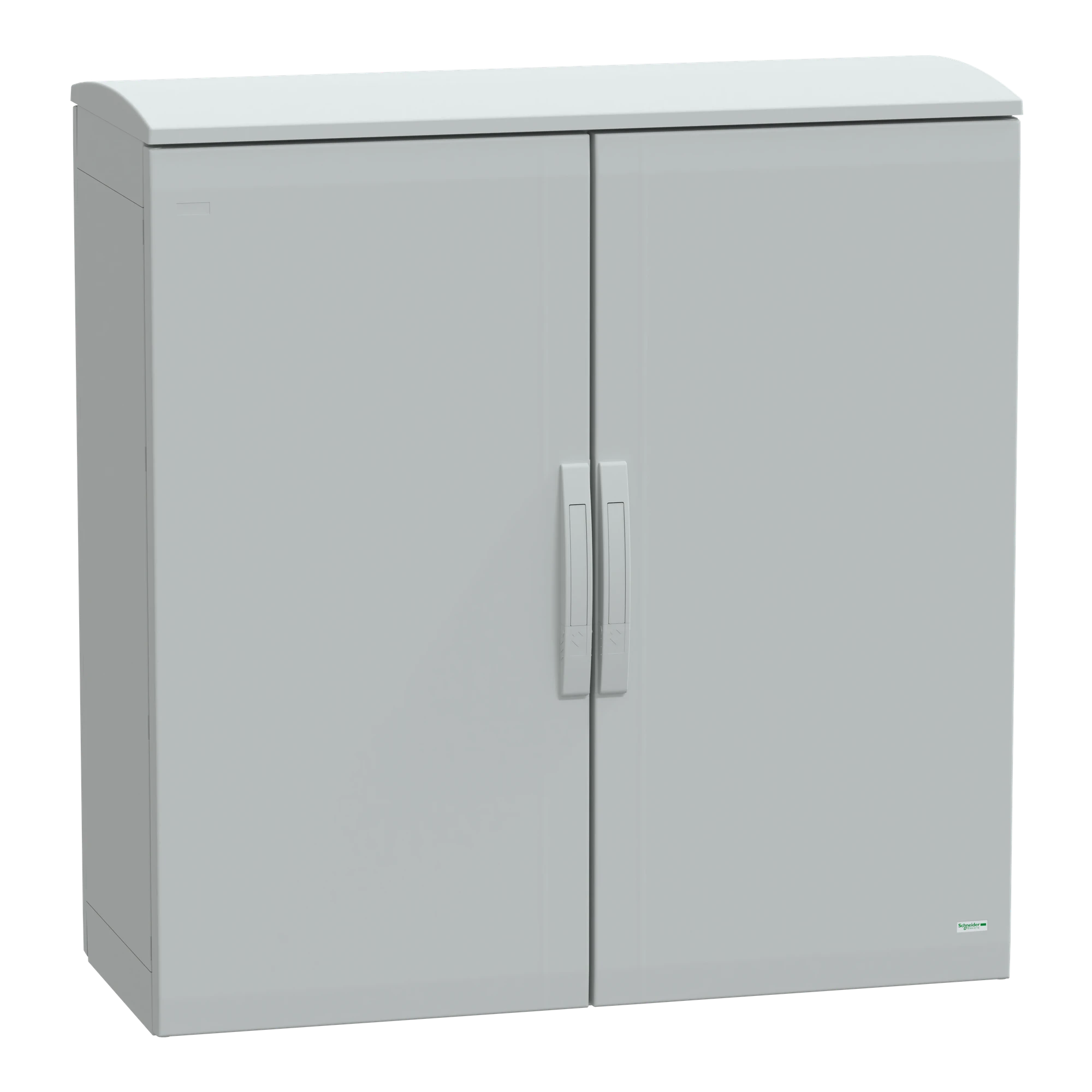 Schneider Electric NSYPLAT10104G Polyester enclosure floor-standing, Vers.PLAT top open with cover 1000x1000x420 IP44 (img_001)