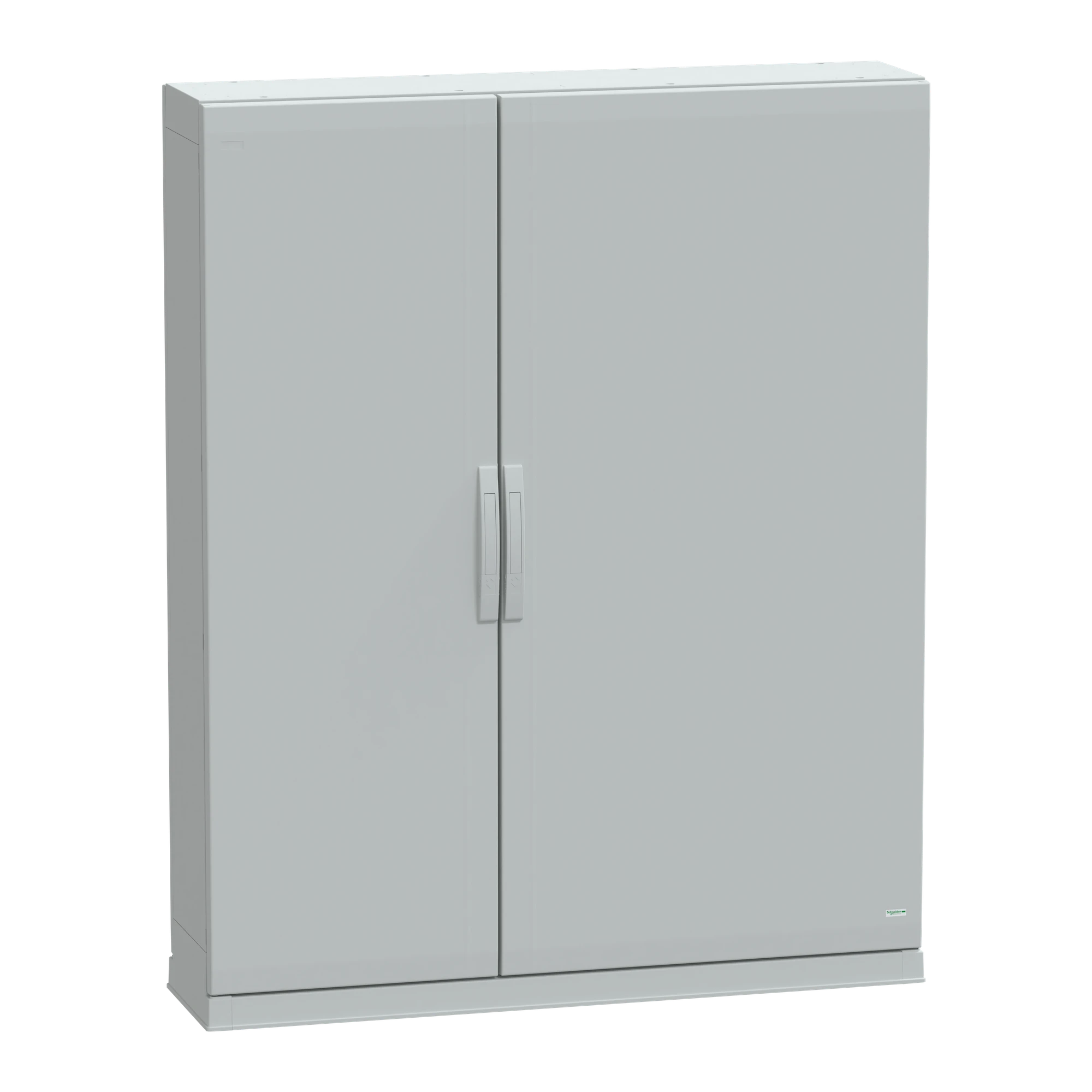Schneider Electric NSYPLAZ15123G Polyester Enclosure, PLAZ with Base Frame, Open Bottom, 1500x1250x320 IP54 (img_001)