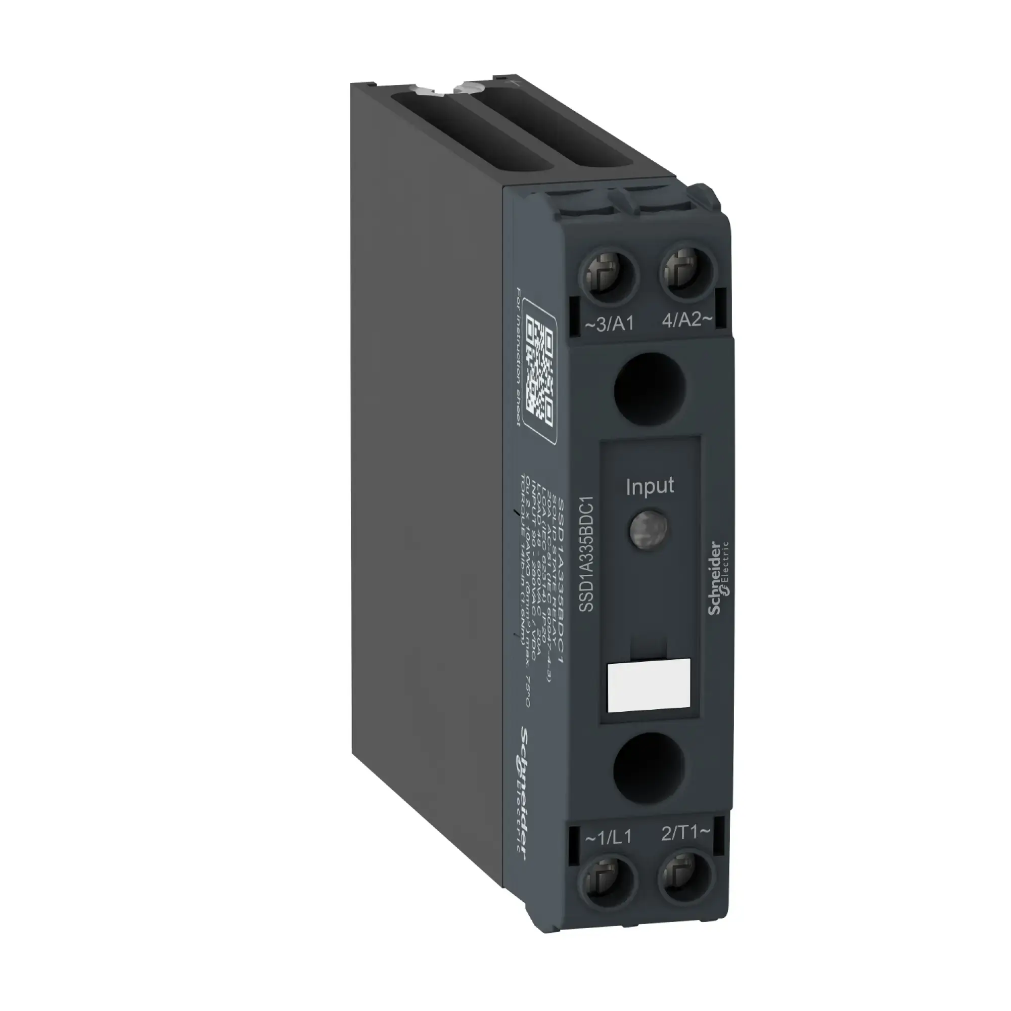 Schneider Electric SSD1D520BDC1 Semiconductor relay, DIN rail, I:4-32VDC, O:1-150VDC, 20A, 1ph, DC (img_007)