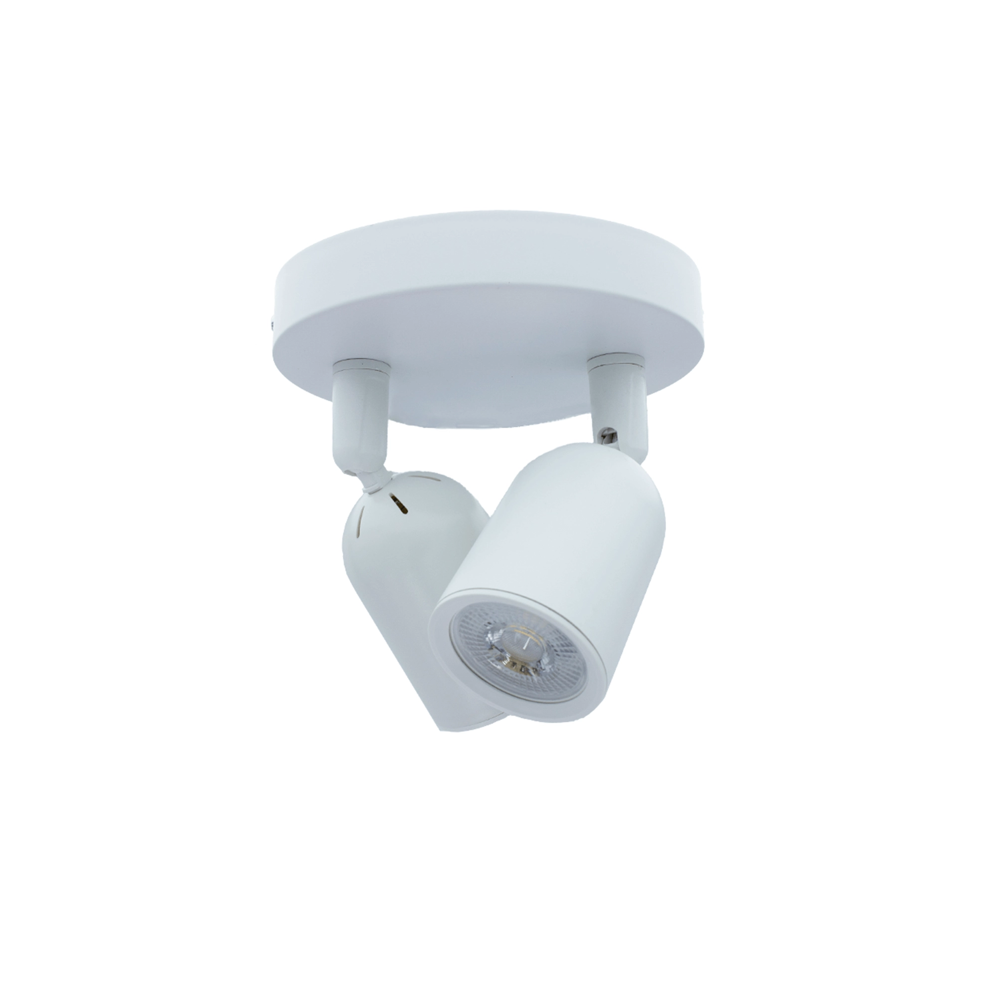 WSU Lights LED 2x GU10 Deckenleuchte Saloka weiss - 120x150mm - IP22 WSU Lights LED 2x GU10 Deckenleuchte Saloka weiss - 120x150mm - IP22
