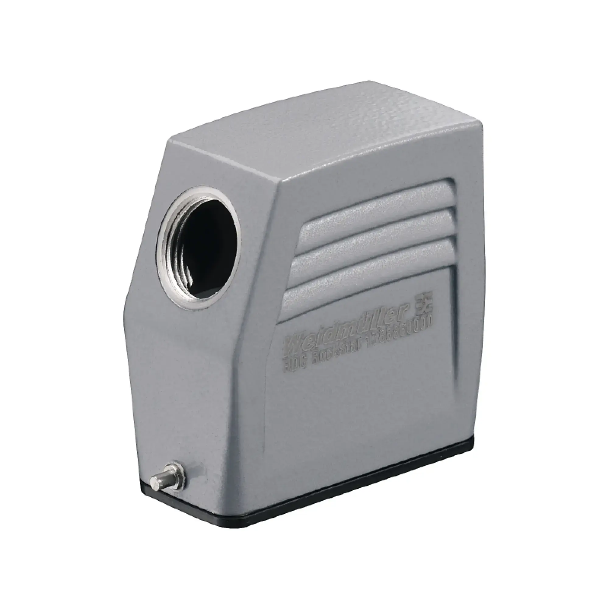 Weidmüller 1663870000 Housing (industry plug-in connectors), Cable entry from side, Plug housing, End-locking clamp, lower side, Size: 2, IP65 (in plugged condition) (img_001)