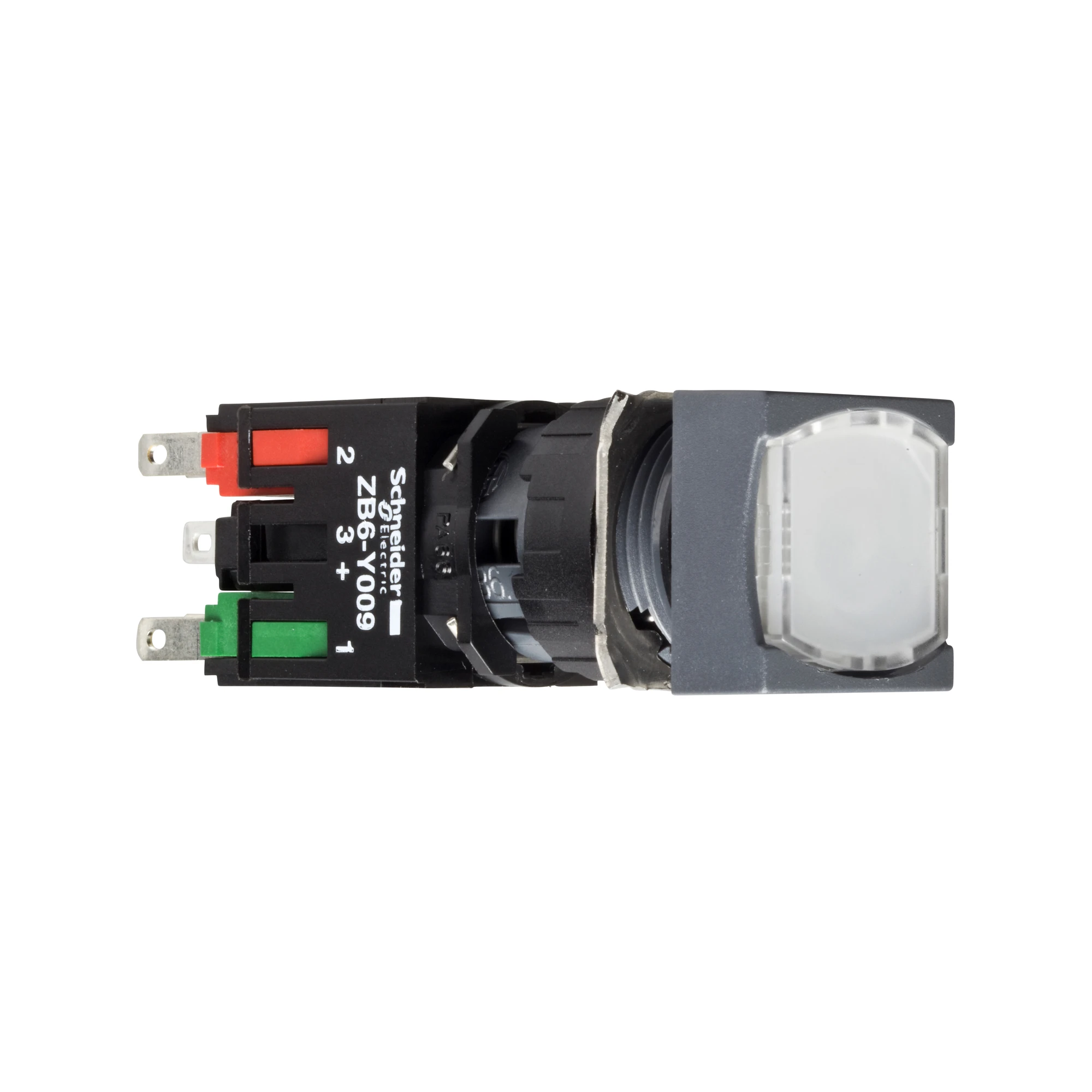 Schneider Electric XB6CW1B1B Illuminated push-button switch, white Ø 16, flat, without latching, 24 V, 1S (img_001) Schneider Electric XB6CW1B1B Illuminated push-button switch, white Ø 16, flat, without latching, 24 V, 1S (img_001)