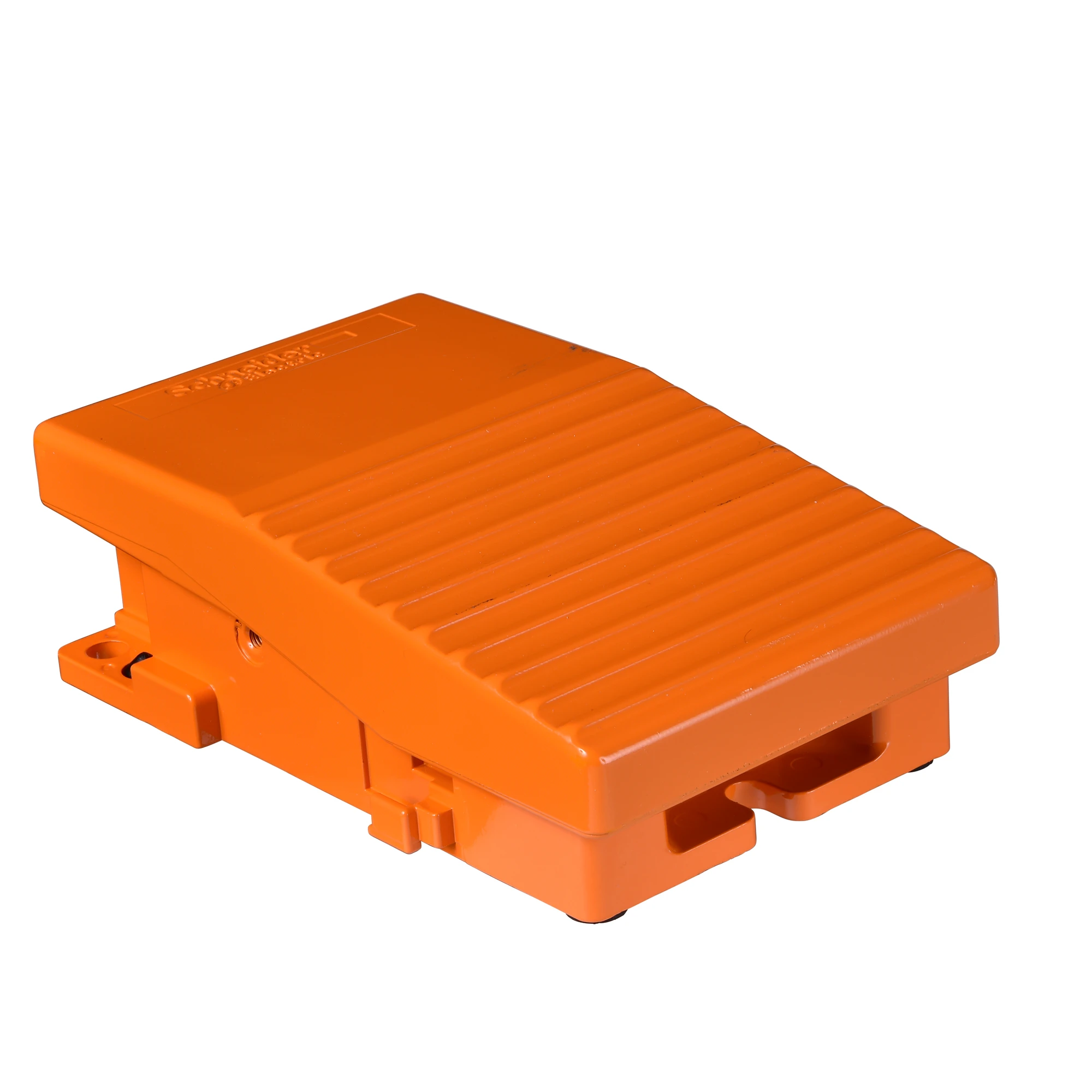 Schneider Electric XPER211 Footswitch, Harmony XPE, single, metal, orange, 2-stage, 2NC+2NO, IP66 (img_001)
