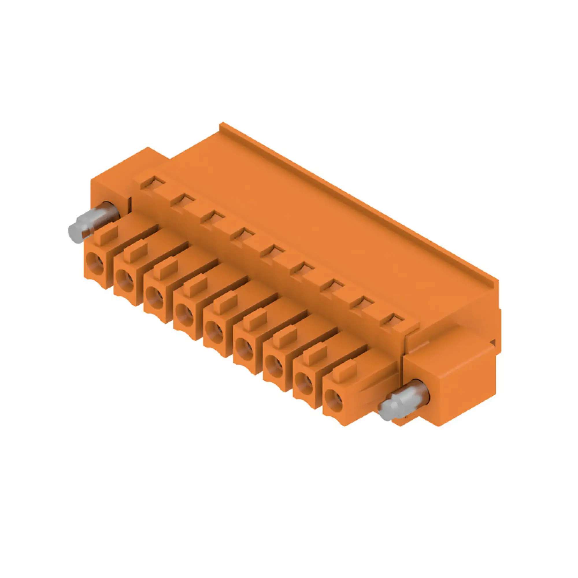 Weidmüller 1940530000 PCB connector (wire connection), 160 V, 17.5 A, Pitch in mm: 3.81, 1.5 mm², Number of poles: 9, Clamping yoke connection, Box (img_001)