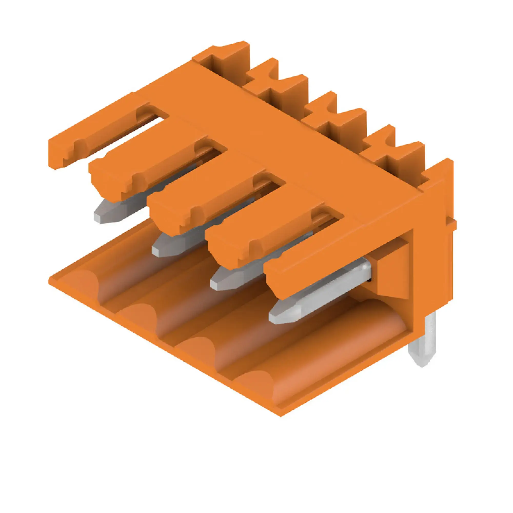 Weidmüller 1597230000 PCB connector (board connection), 160 V, 17 A, Pitch in mm: 3.50, Number of poles: 4, THT solder connection, Box (img_001)