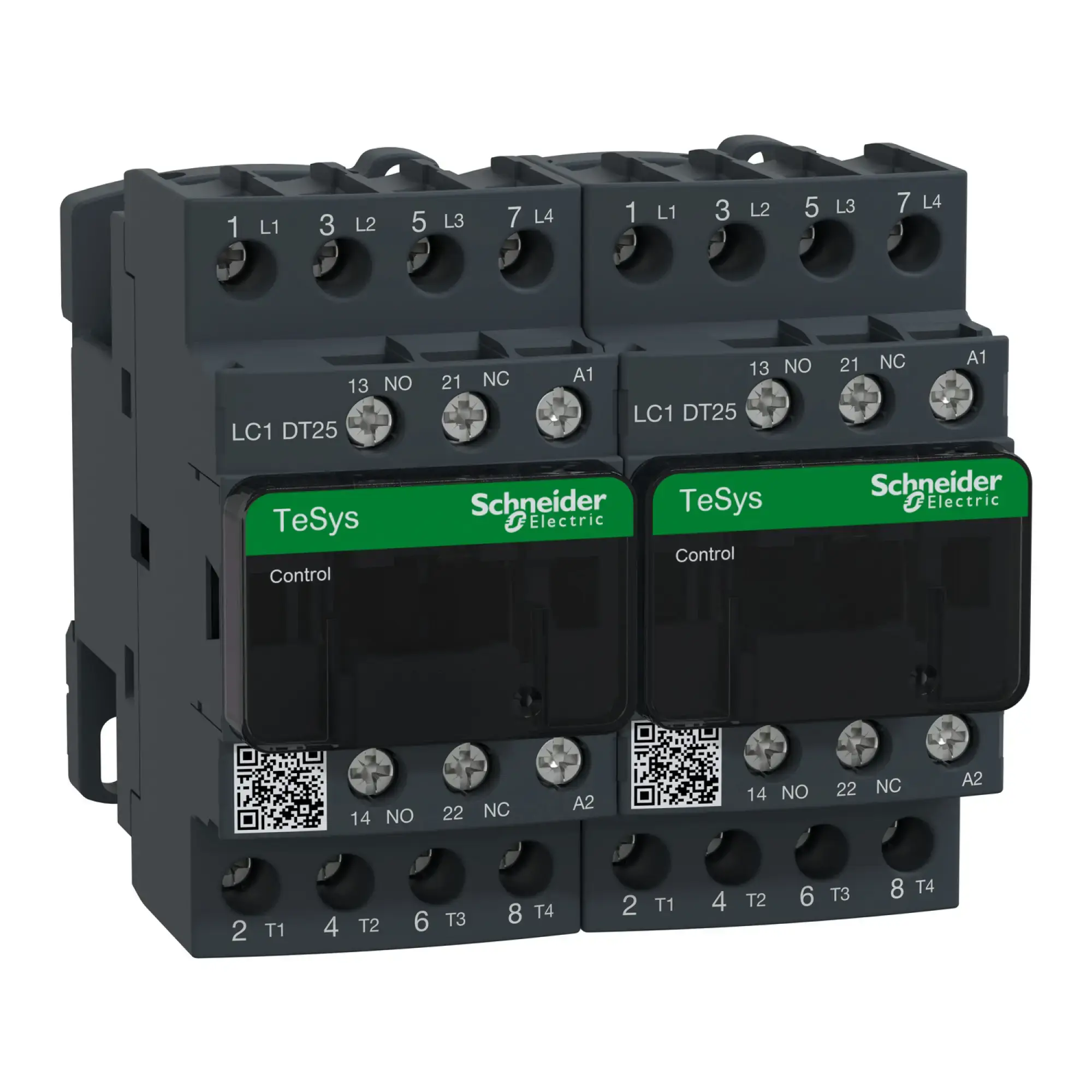 Schneider Electric LC2DT25E7 Reversing contactor combination, 4p, 25A/AC1, coil 48V 50/60Hz (img_002)