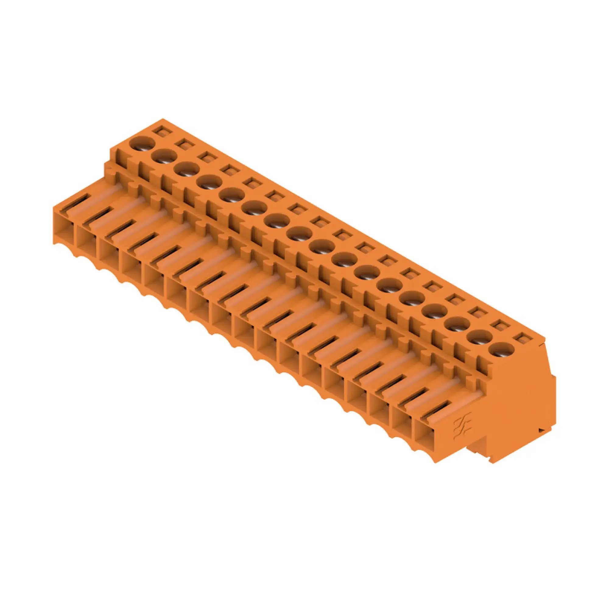 Weidmüller 1620290000 PCB connector (wire connection), 160 V, 17 A, Pitch in mm: 3.50, 1.5 mm², Number of poles: 17, Clamping yoke connection, Box (img_001)