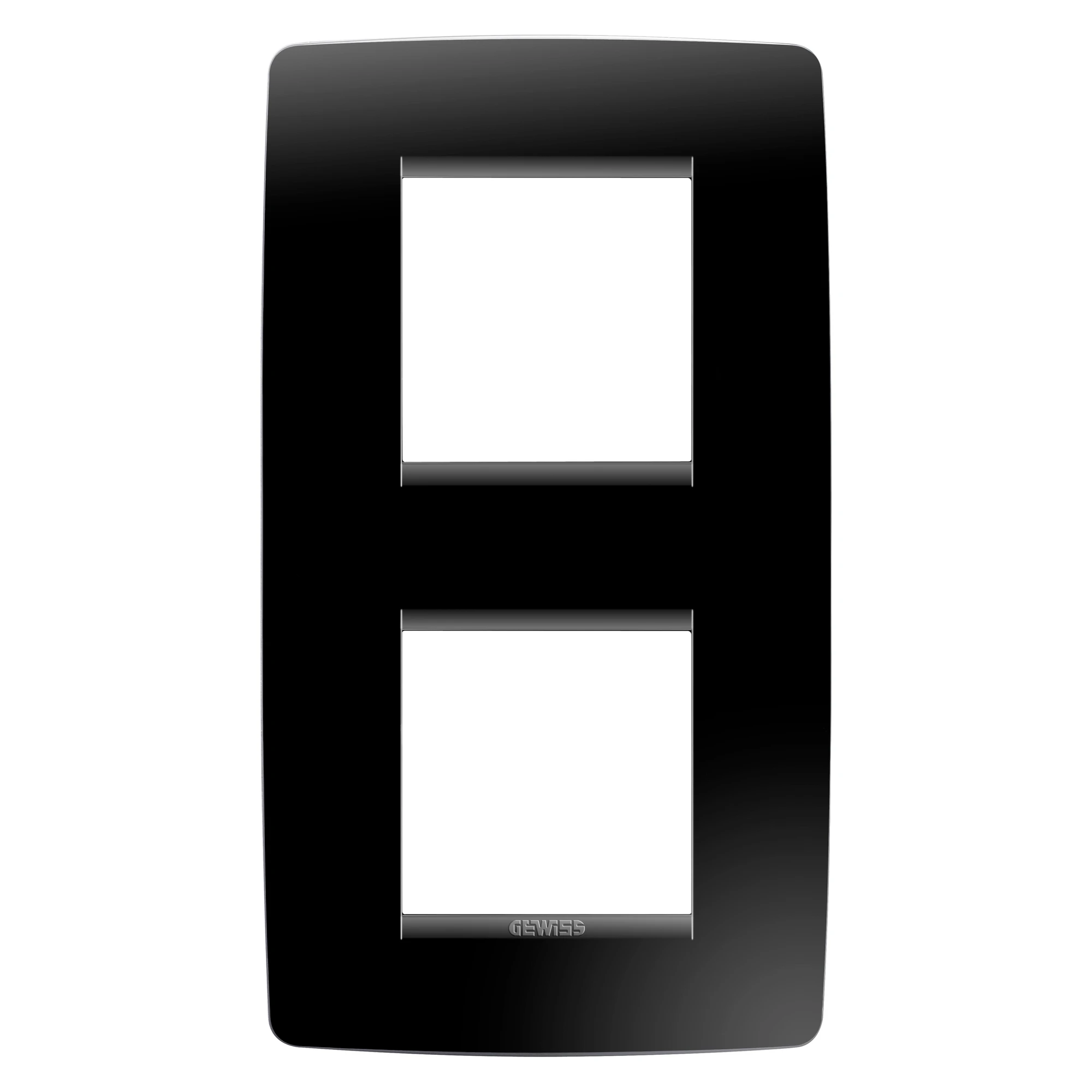 GEWISS GW16124TN ONE INTERNATIONAL PLATE - IN TECHNOPOLYMER - 2+2 MODULES VERTICAL - TONER BLACK - CHORUSMART (img_001) GEWISS GW16124TN ONE INTERNATIONAL PLATE - IN TECHNOPOLYMER - 2+2 MODULES VERTICAL - TONER BLACK - CHORUSMART (img_001)