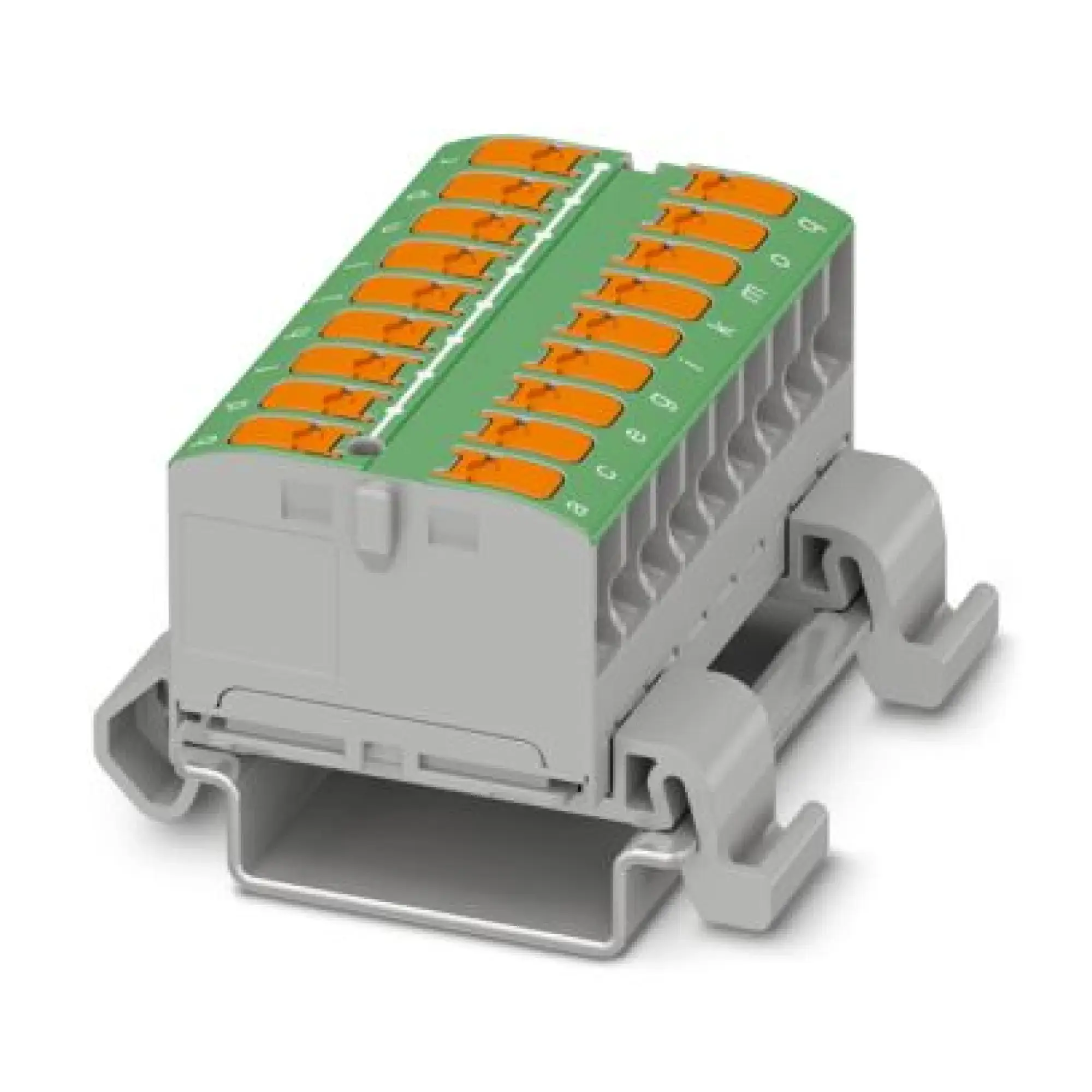 Phoenix Contact 1019540 Distribution block PTVFIX 18X2,5-NS35A GN (img_001)
