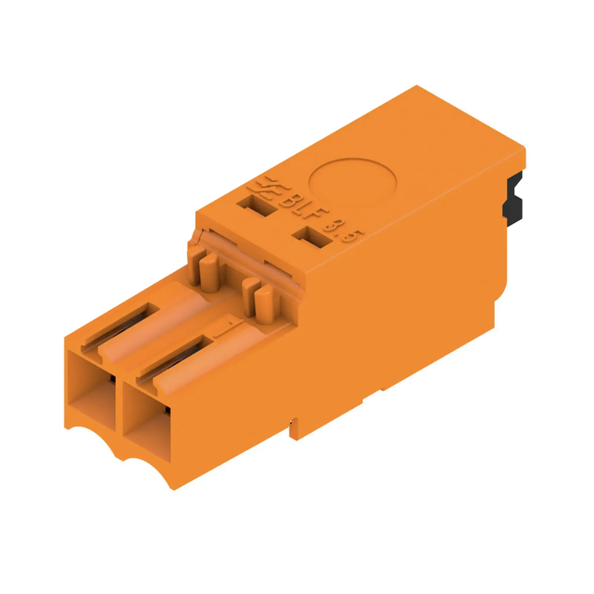 Weidmüller 2458950000 PCB connector (wire connection), 160 V, 17.5 A, Pitch in mm: 3.50, 1.5 mm², Number of poles: 2, PUSH IN with actuator, Box (img_001)