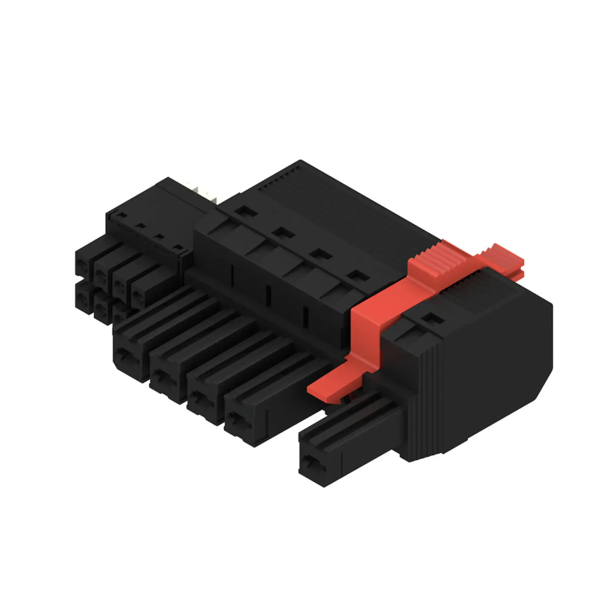 Weidmüller 2628410000 Hybrid connector (wire connection), 7.62 mm, Number of poles: 5, PUSH IN with actuator, PUSH IN without actuator (img_001)