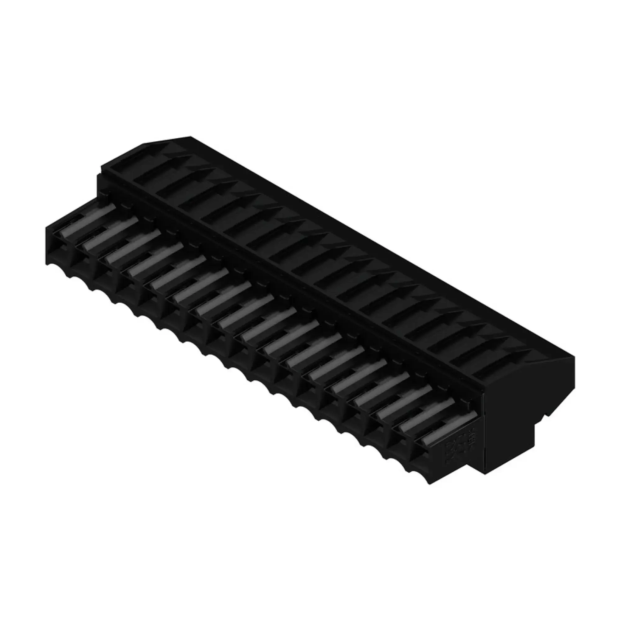 Weidmüller 1639850000 PCB connector (wire connection), 160 V, 12 A, Pitch in mm: 3.50, 1.5 mm², Number of poles: 17, Clamping yoke connection, Box (img_001)