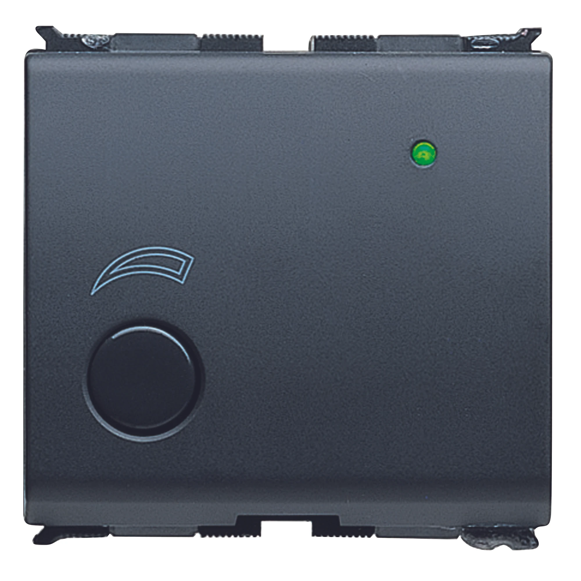 GEWISS GW30401 ELECTRONIC REGULATOR - FOR RESISTIVE/INDUCTIVE LOADS - PUSH-BUTTON - 230V 60-500W - 2 MODULES - PLAYBUS (img_001)