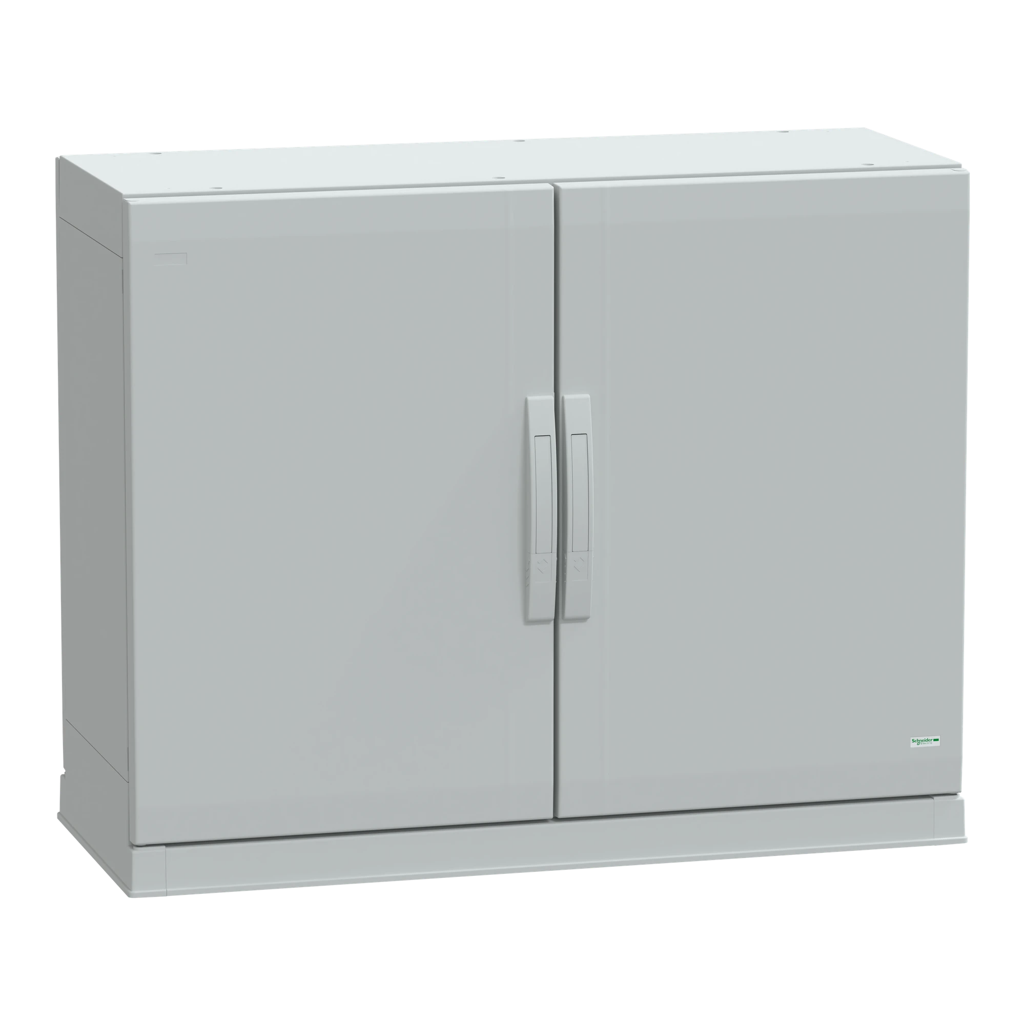 Schneider Electric NSYPLAZ7104G Polyester Enclosure, PLAZ with Base Frame, Open Bottom, 750x1000x420 IP54 (img_001)