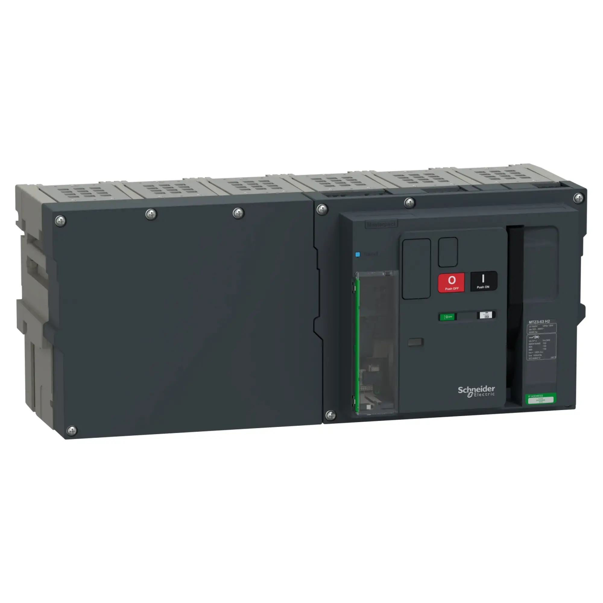 Schneider Electric LV948349 MasterPacT MTZ3 63 6300A H2 150kA/440VAC (Icu) 3P Grundschalter Einschub für MicroLogic Active (img_002) Schneider Electric LV948349 MasterPacT MTZ3 63 6300A H2 150kA/440VAC (Icu) 3P Grundschalter Einschub für MicroLogic Active (img_002)