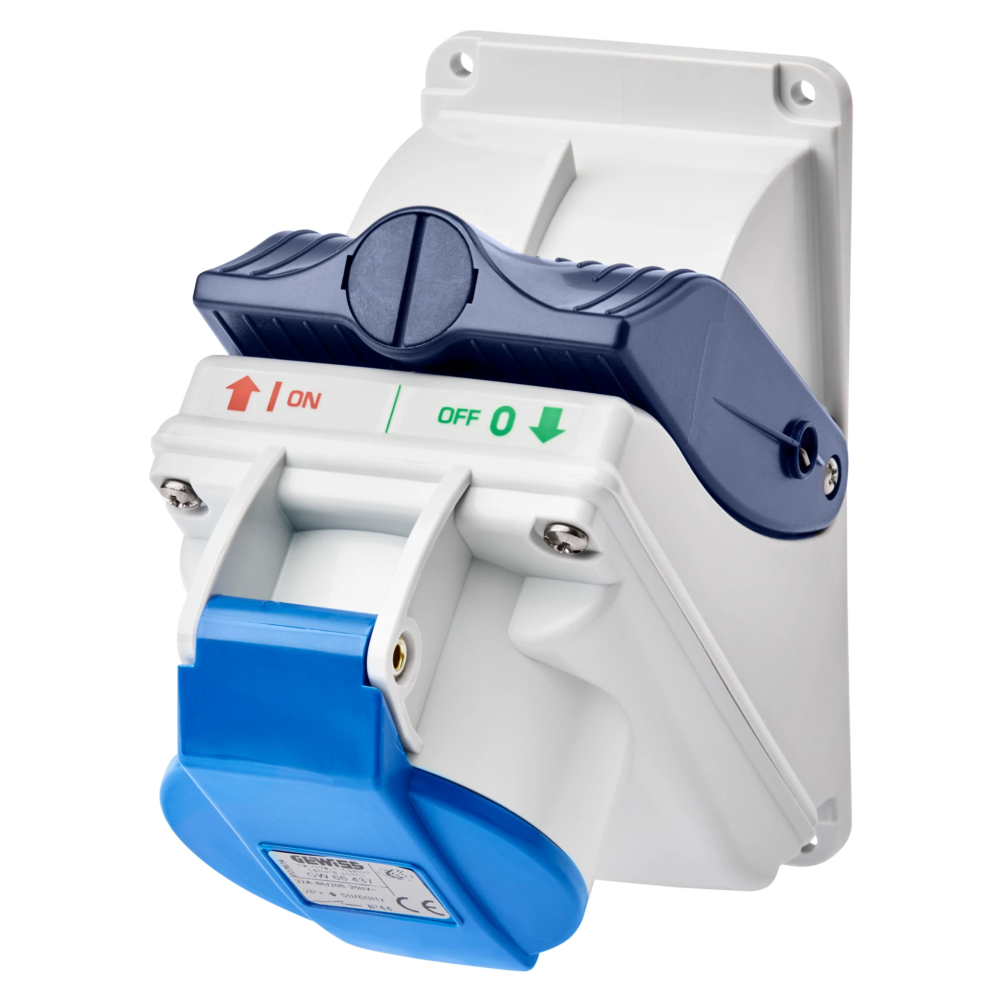 GEWISS GW66427 IEC Steckdose schaltbar Kompakt senkrecht ohne Gehaeuse 16A/4 pol. 230V IP44 (img_001) GEWISS GW66427 IEC Steckdose schaltbar Kompakt senkrecht ohne Gehaeuse 16A/4 pol. 230V IP44 (img_001)