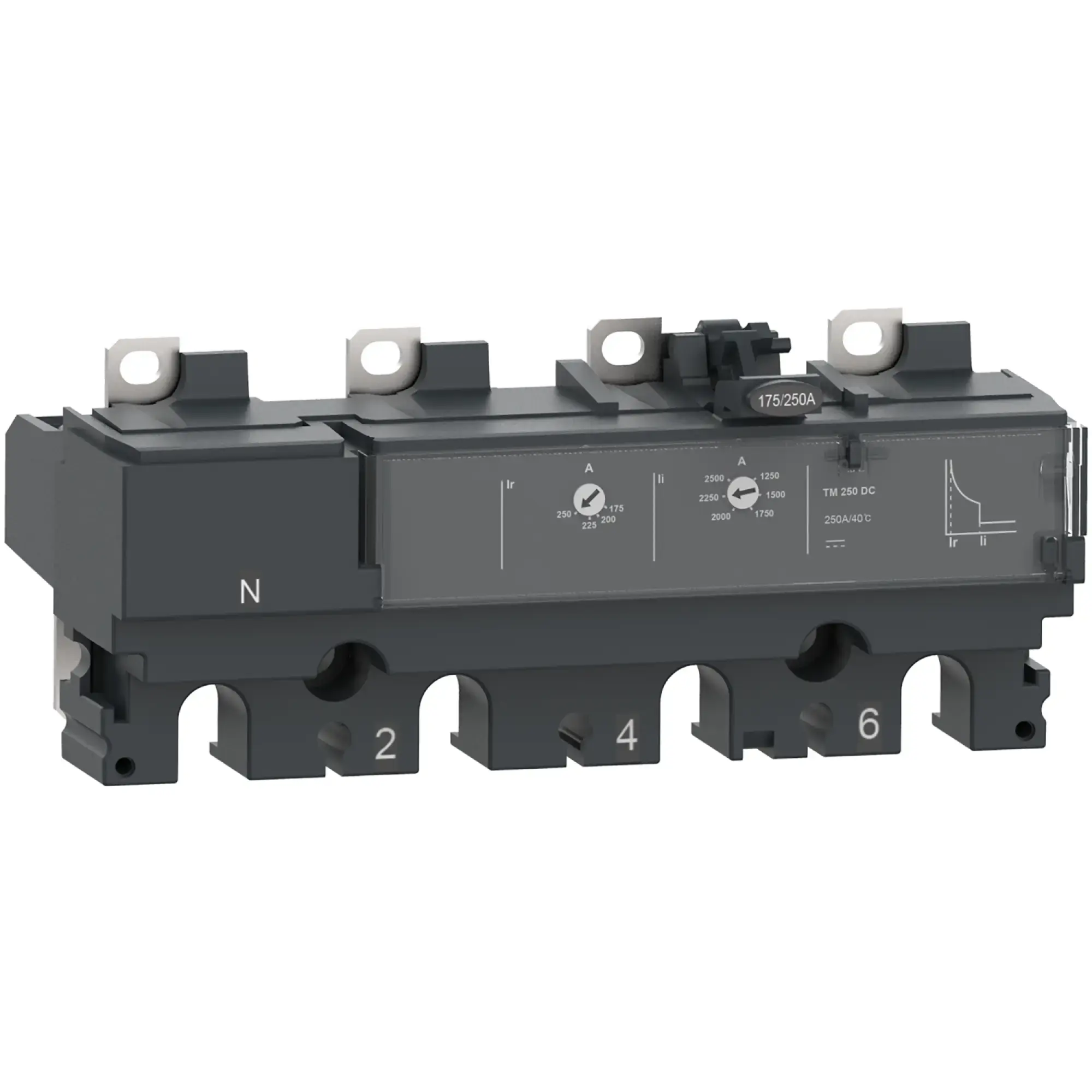 Schneider Electric C164TM125D DC release device thermomagnetic TM125DC 125A 4P4D for circuit breaker ComPacT NSX160DC (img_002)