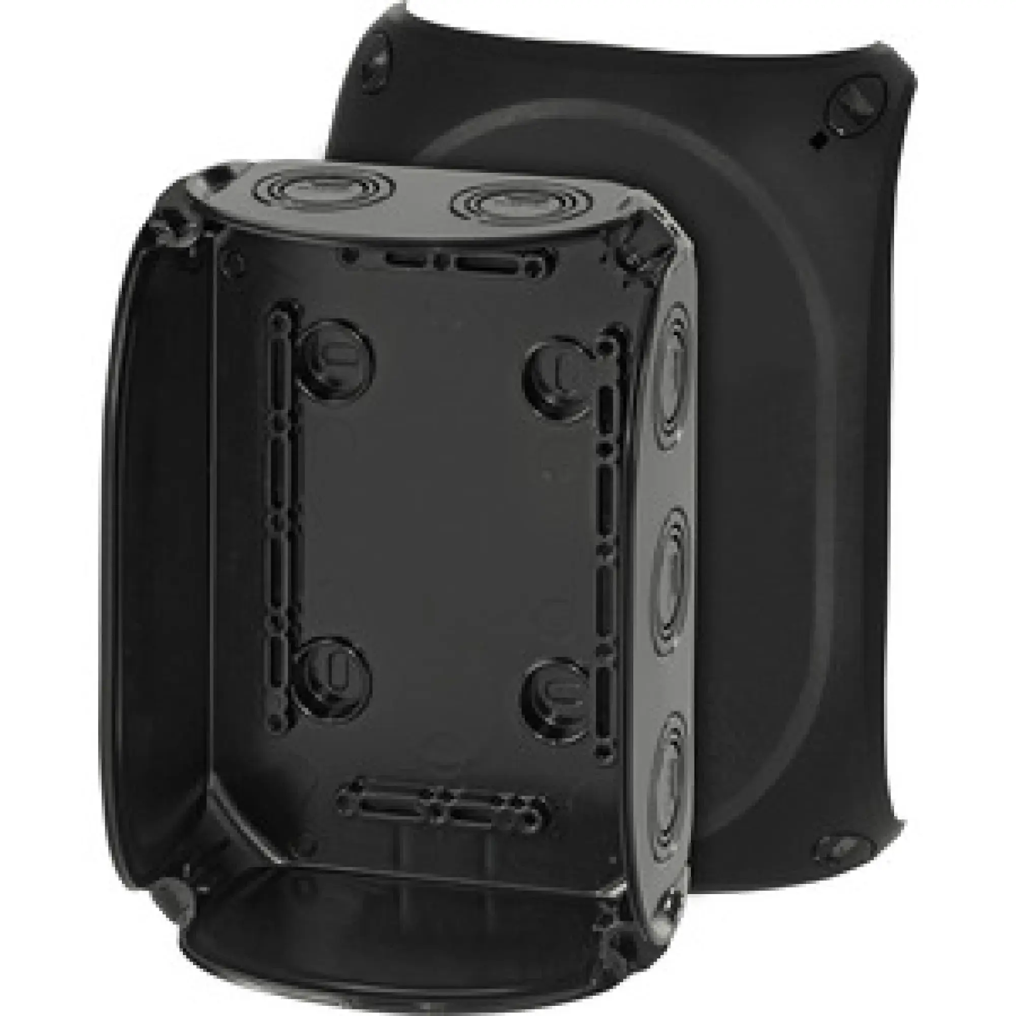 Hensel 62000058 Kabelabzweigkasten bis 10 qmm 3ph., 16 qmm 1ph., ohne Klemme, schwarz KF 1000 B (img_001)