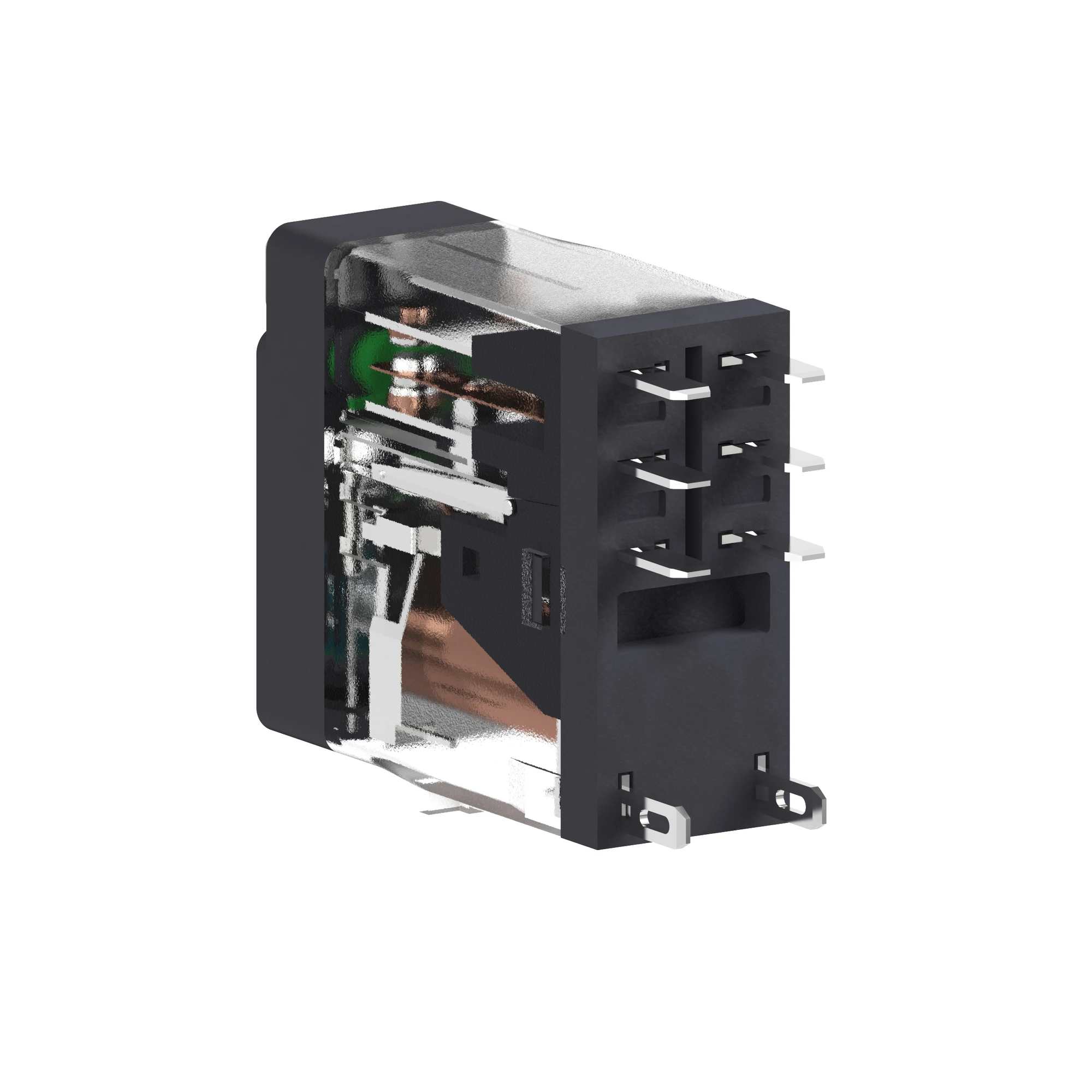 Schneider Electric RXG22JD Socket Interface Relay RXG, 2 W, 5 A, 12 VDC, with LED, with test button (img_002)