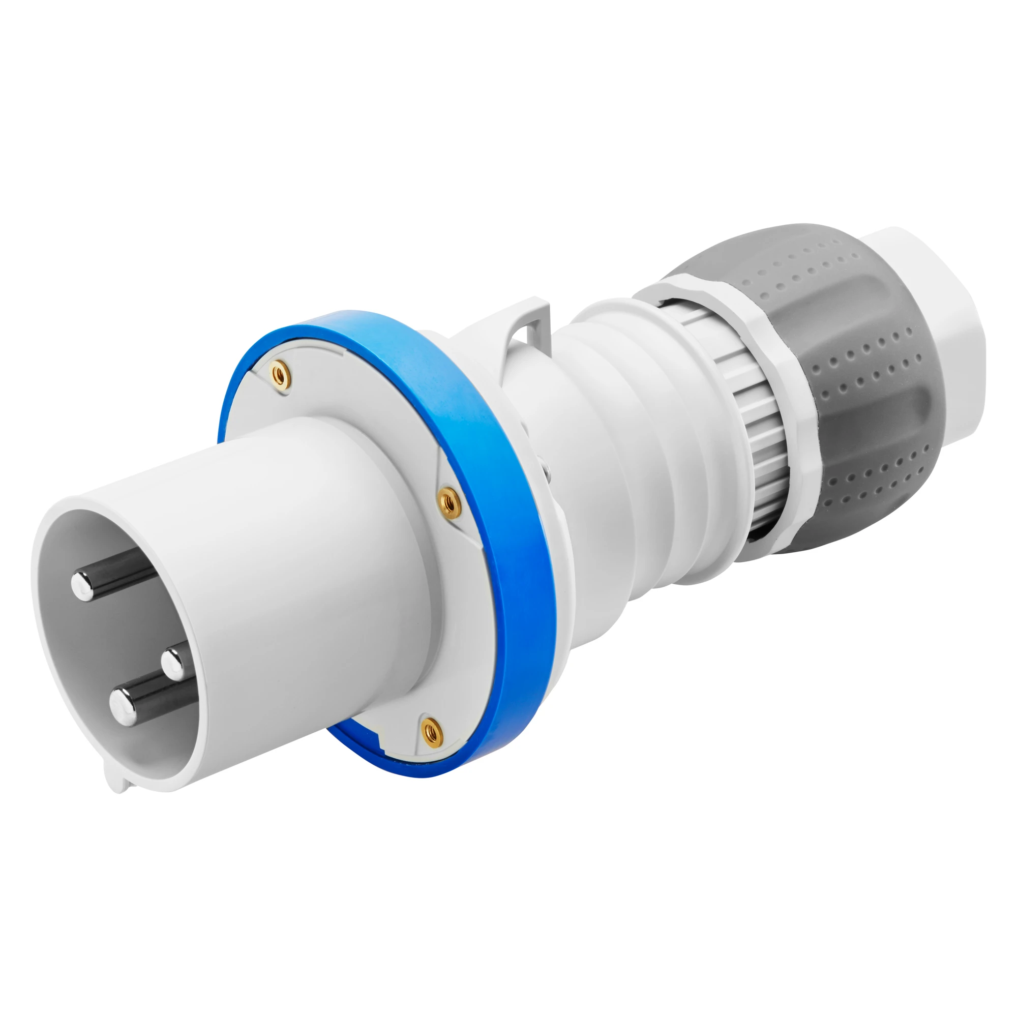 GEWISS GW61016H STRAIGHT PLUG HP - IP44/IP54 - 2P+E - 63A - 200-250V 50/60HZ - BLUE - 6H - MANTLE TERMINAL (img_001) GEWISS GW61016H STRAIGHT PLUG HP - IP44/IP54 - 2P+E - 63A - 200-250V 50/60HZ - BLUE - 6H - MANTLE TERMINAL (img_001)