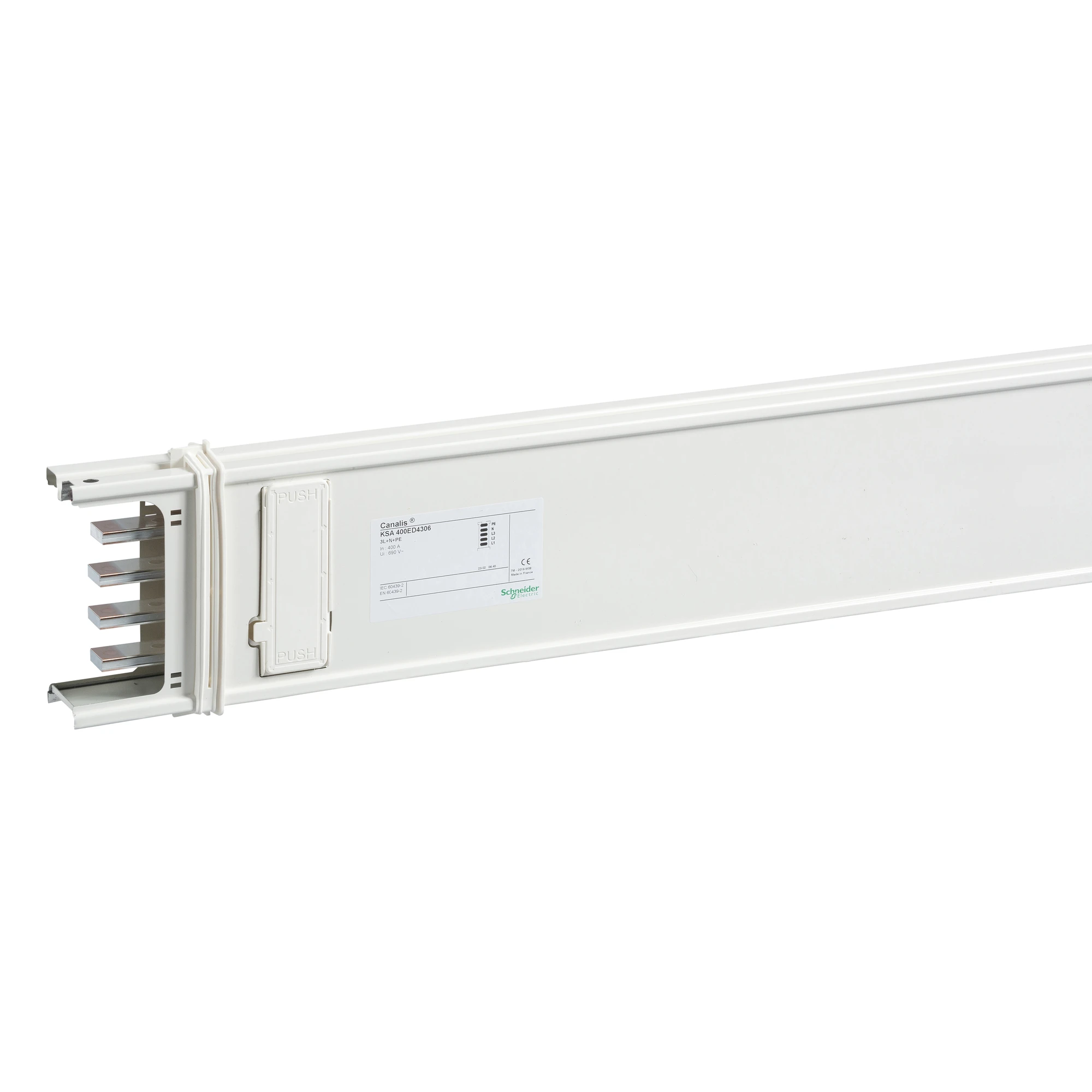 Schneider Electric KSC160ED4306 KSC straight element, 160A, 3m, 6 outlets (img_001) Schneider Electric KSC160ED4306 KSC straight element, 160A, 3m, 6 outlets (img_001)
