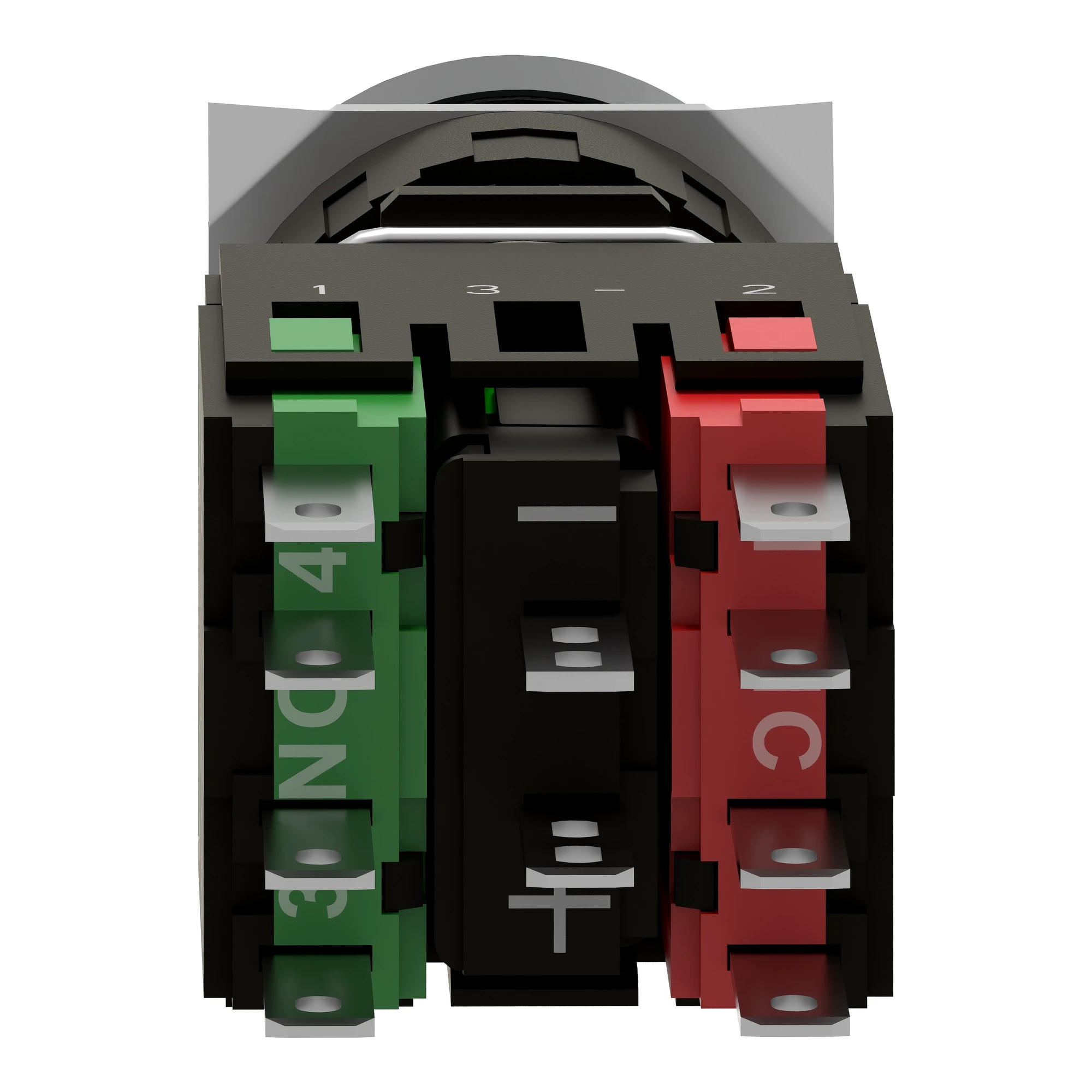 Schneider Electric XB6AW3B5B Illuminated pushbutton, green Ø 16, flat, without latching, 24 V, 1NO+1NC (img_003) Schneider Electric XB6AW3B5B Illuminated pushbutton, green Ø 16, flat, without latching, 24 V, 1NO+1NC (img_003)