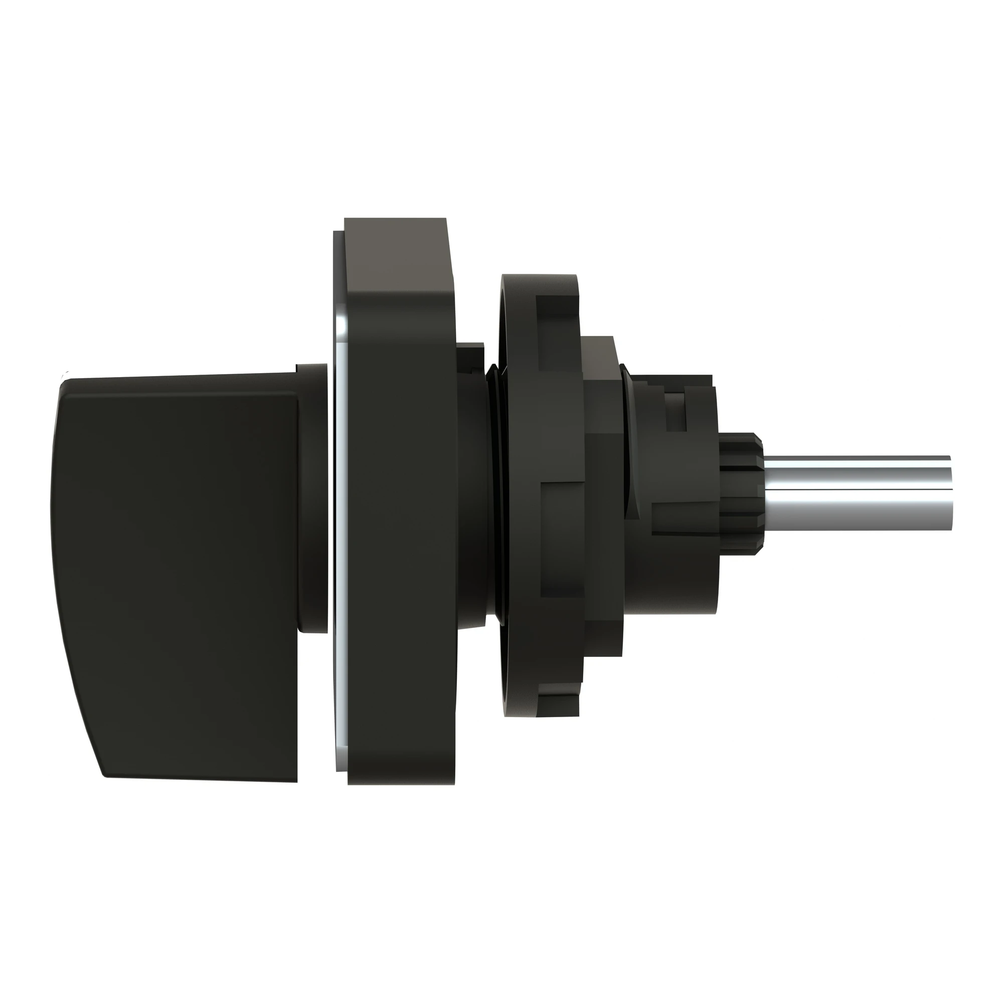 Schneider Electric KAC1H Actuating element 45x45mm, black, toggle, black, for engraving (img_004)